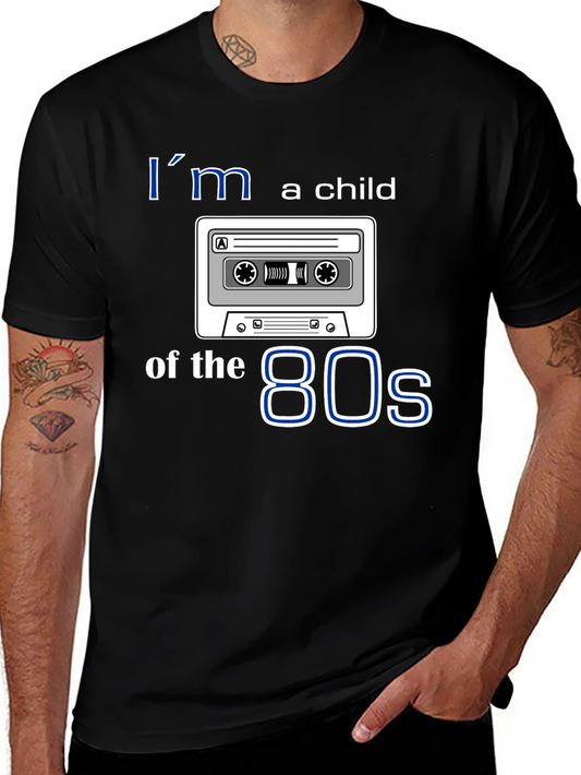 Im a Child of the 80s Retro Cassette T-Shirt