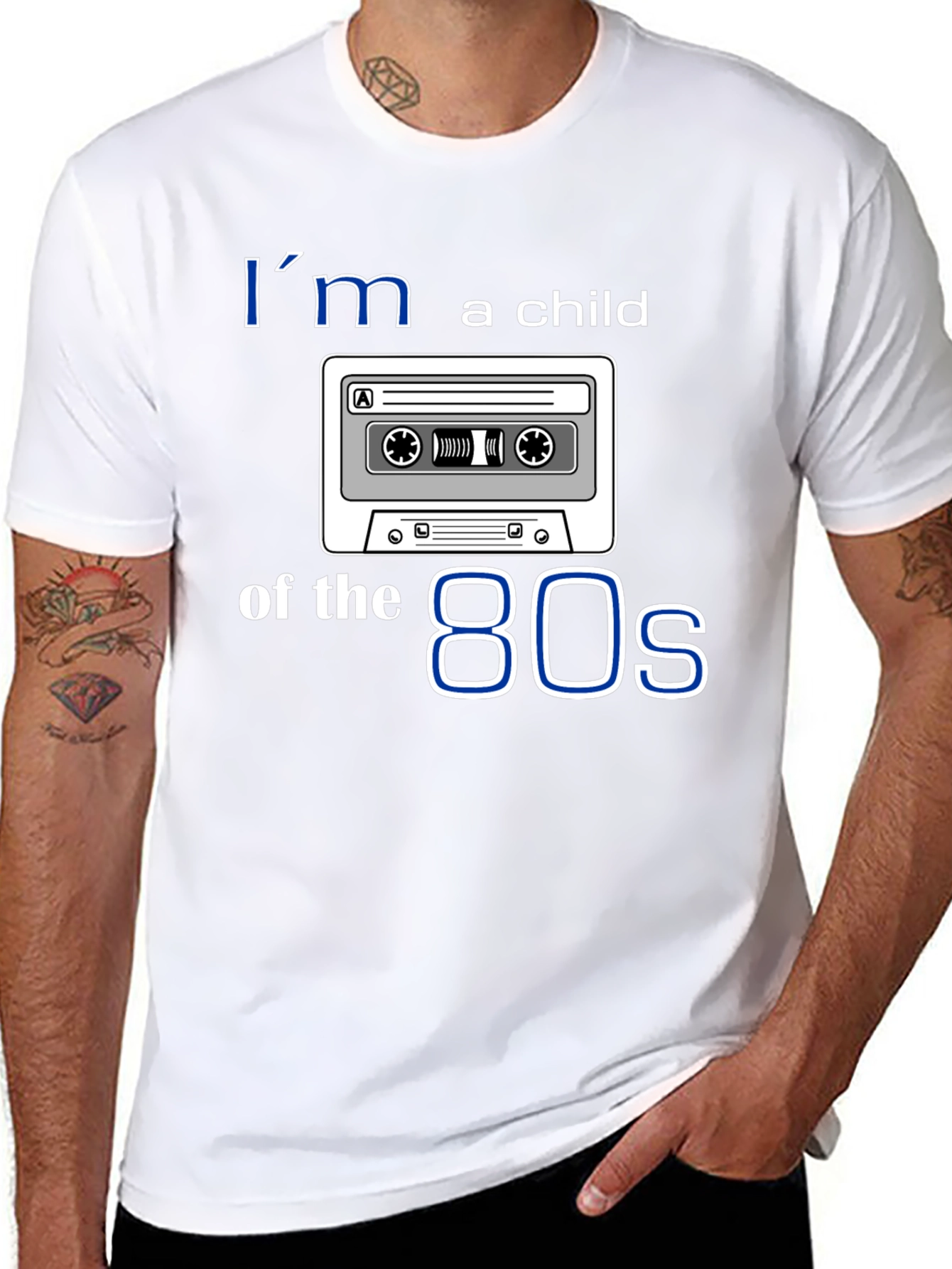 Im a Child of the 80s Retro Cassette T-Shirt