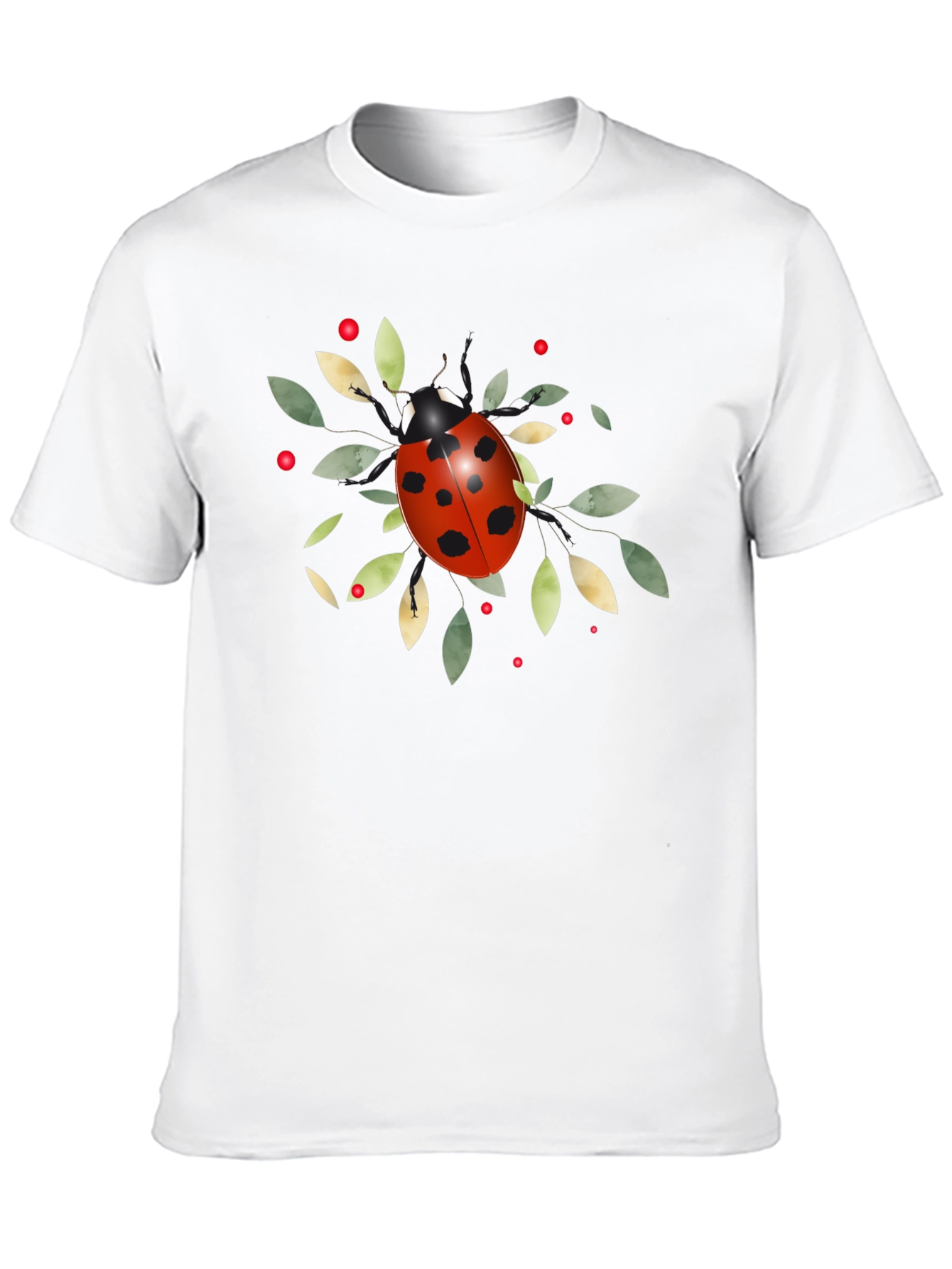 Ladybug Graphic Tee - Nature Inspired Casual Wear
