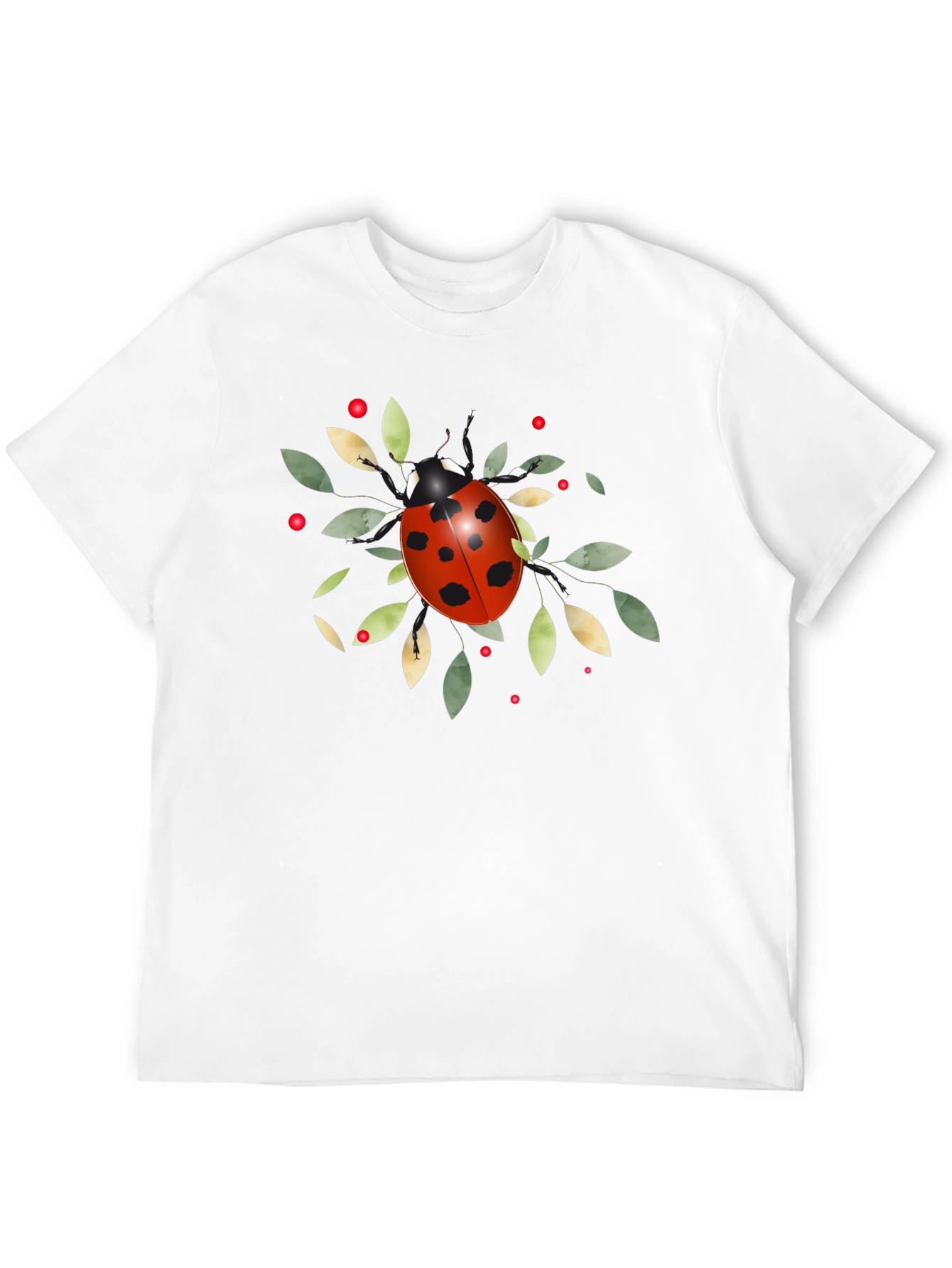 Ladybug Graphic Tee - Nature Inspired Casual Wear