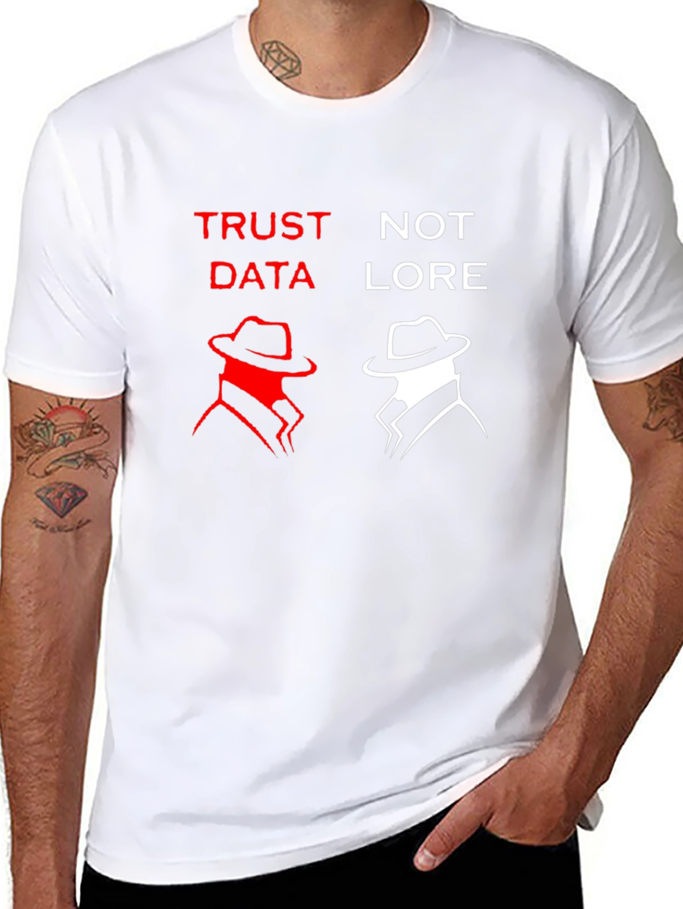 Trust Data Not Lore Graphic T-Shirt