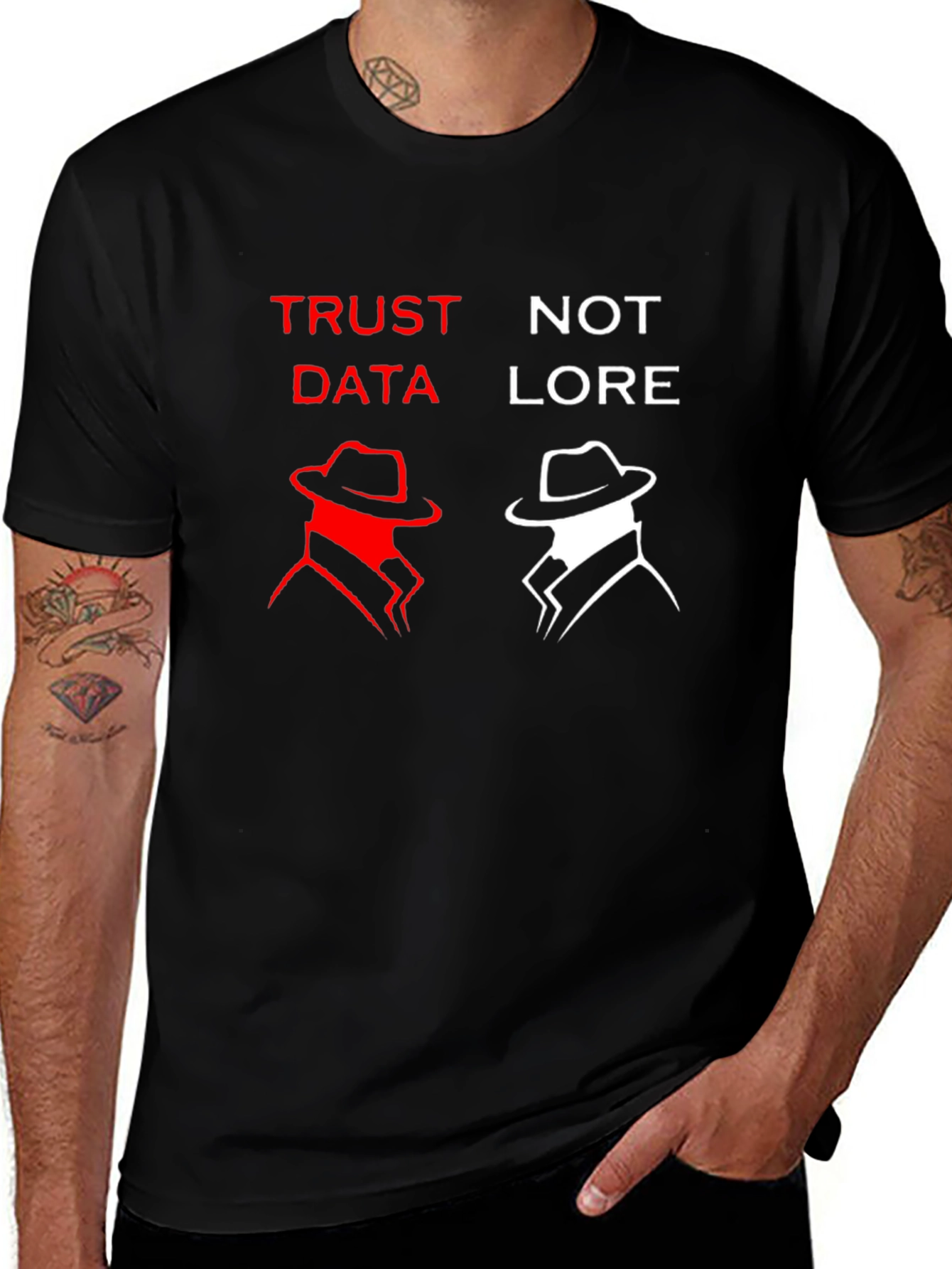 Trust Data Not Lore Graphic T-Shirt
