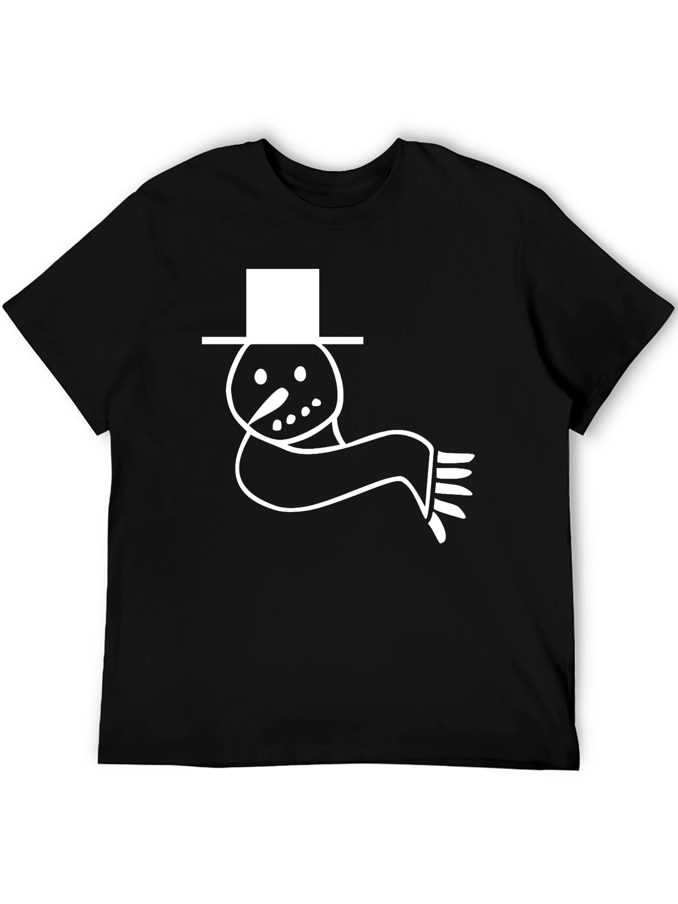 Snowman Graphic Tee - Winter Holiday T-Shirt