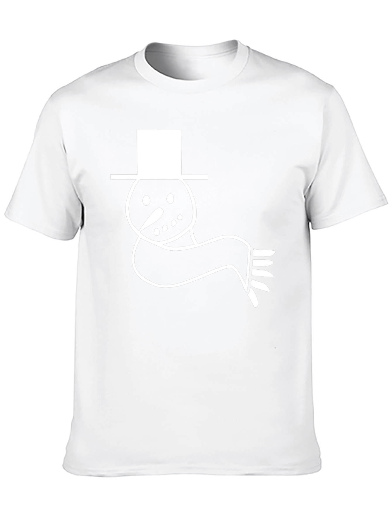 Snowman Graphic Tee - Winter Holiday T-Shirt
