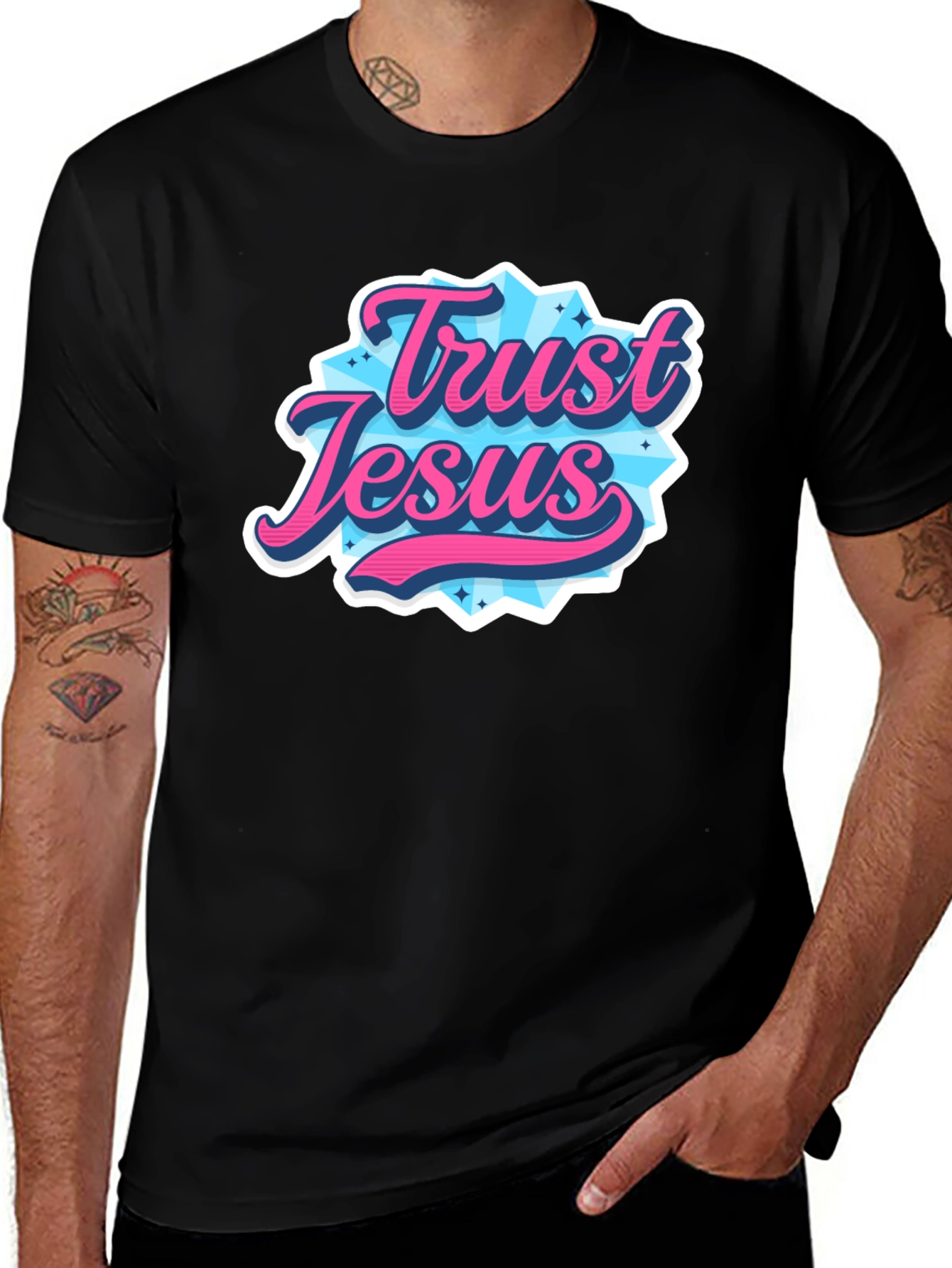 Trust Jesus Graphic T-Shirt