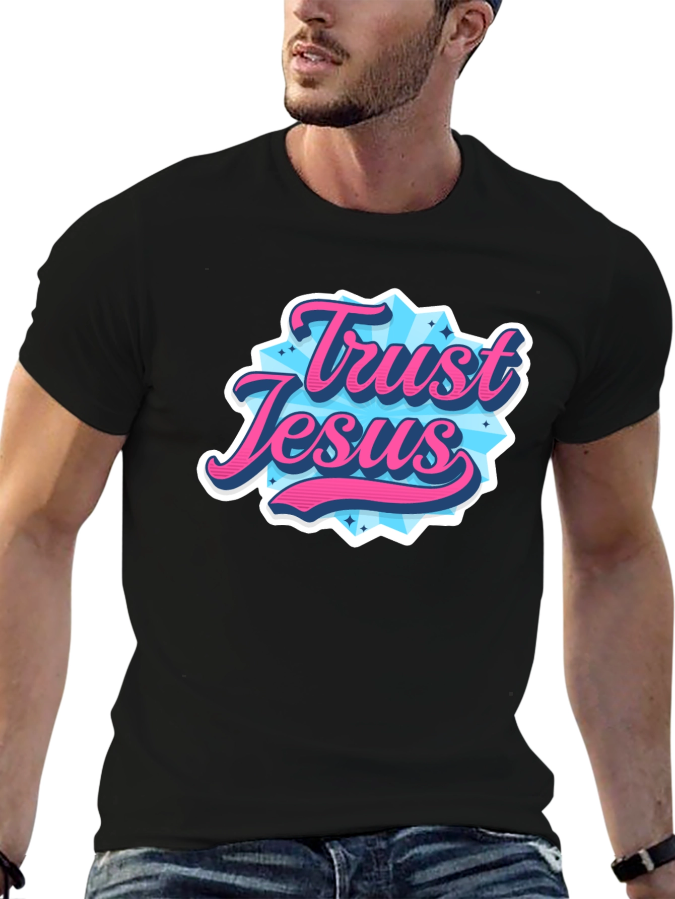 Trust Jesus Graphic T-Shirt