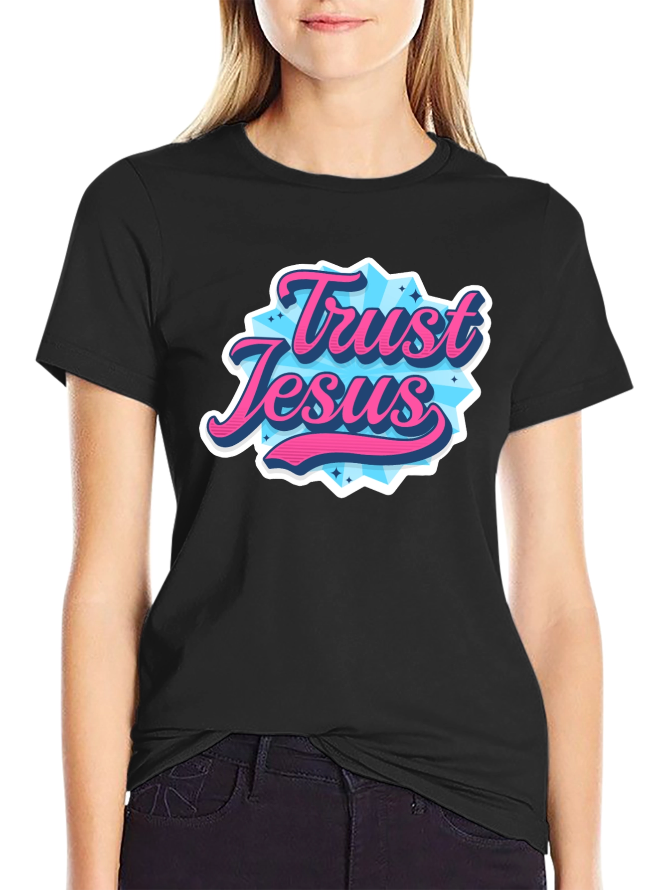Trust Jesus Graphic T-Shirt