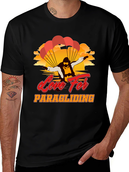 Paragliding Love Graphic Tee | Adventure Seeker Shirt