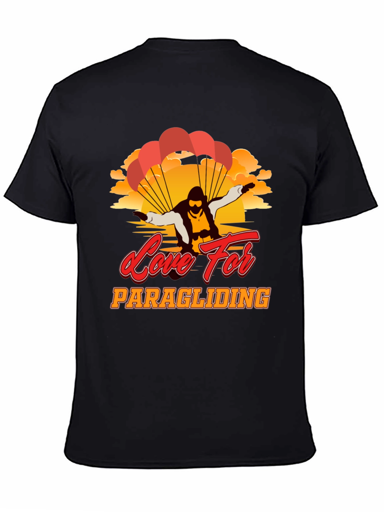 Paragliding Love Graphic Tee | Adventure Seeker Shirt