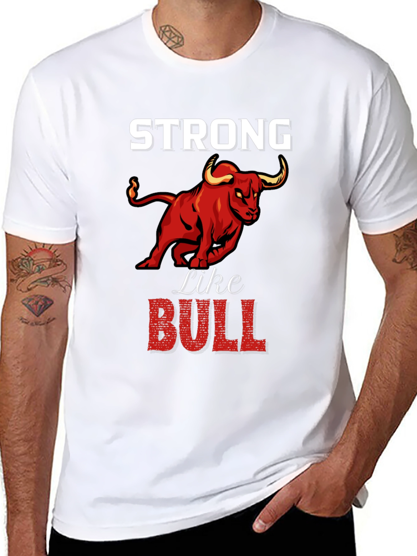 Strong Like Bull Graphic Tee