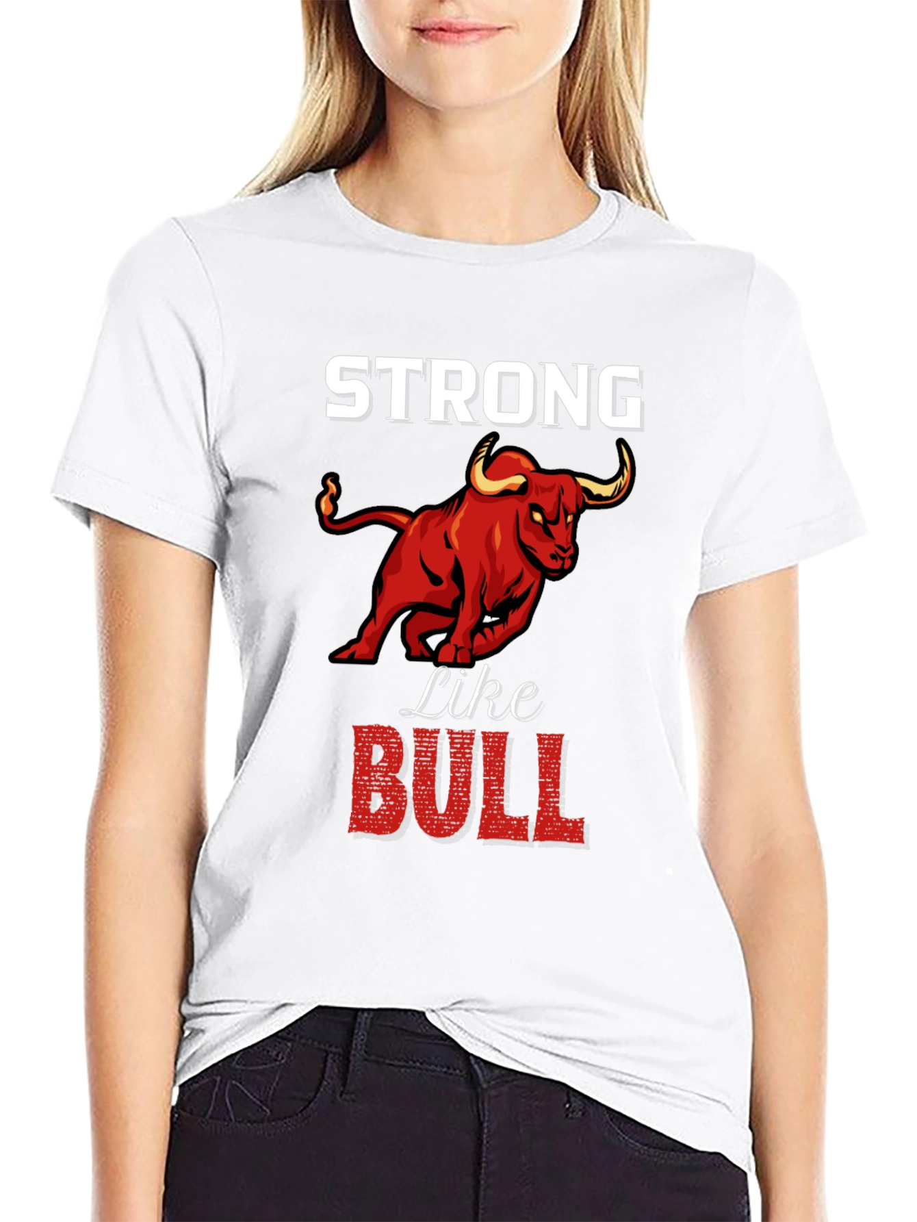 Strong Like Bull Graphic Tee