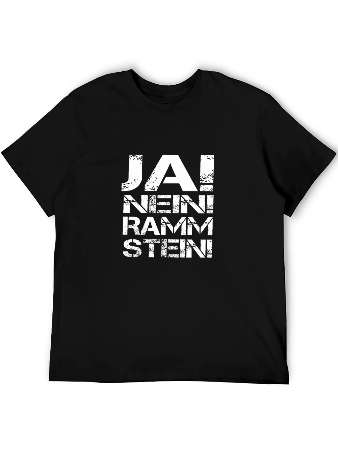 JA! NEIN! Rammstein Black Graphic Tee