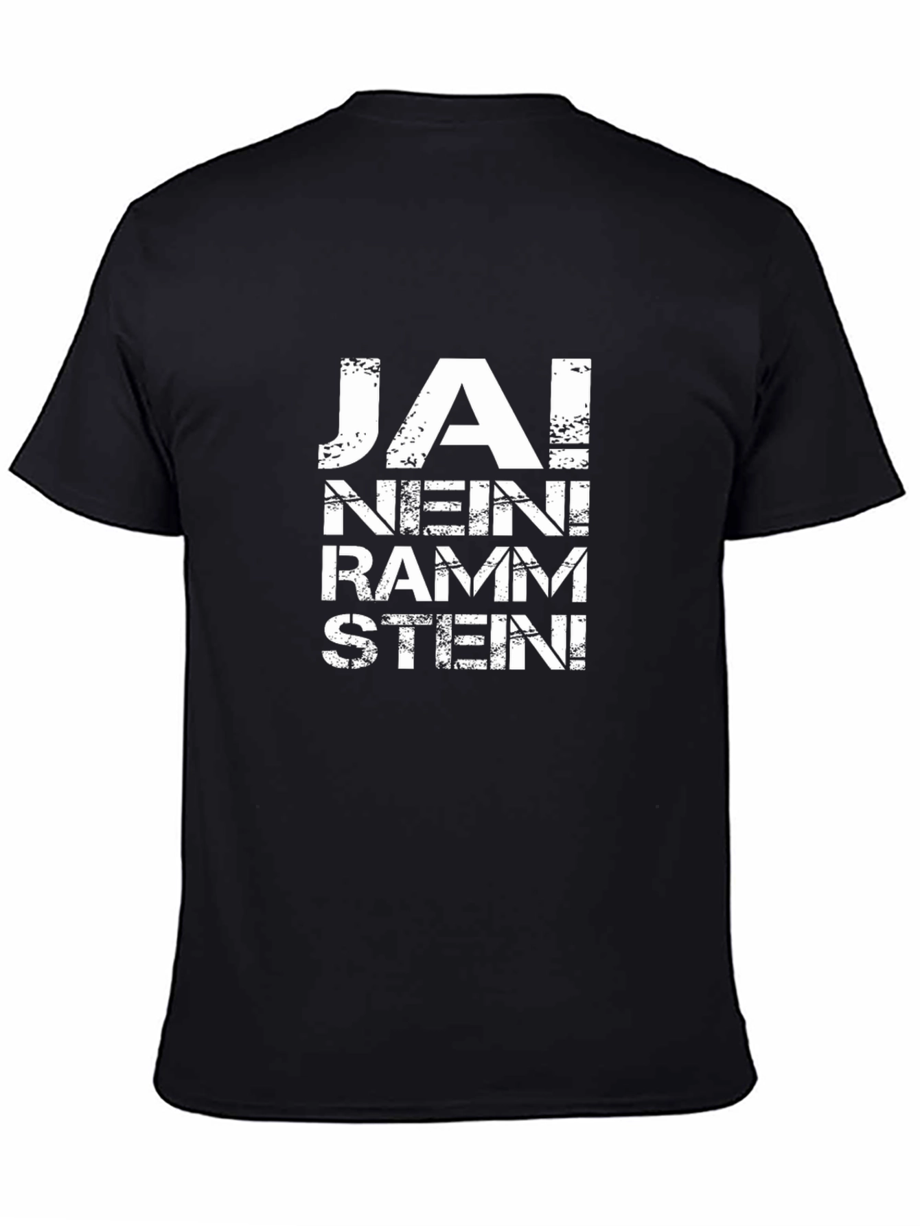 JA! NEIN! Rammstein Black Graphic Tee