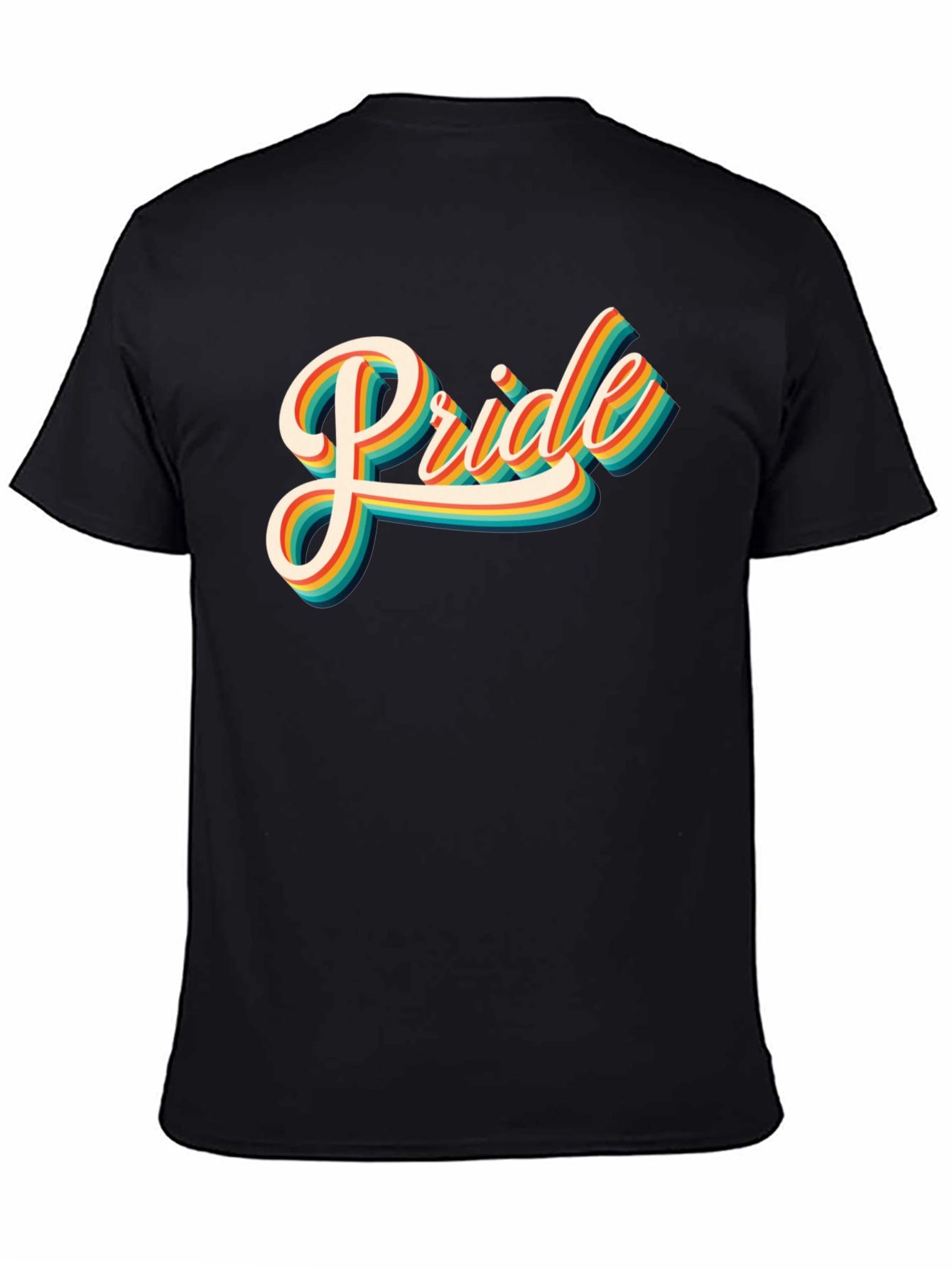 Retro Pride T-Shirt - LGBTQ+ Rainbow Graphic Tee
