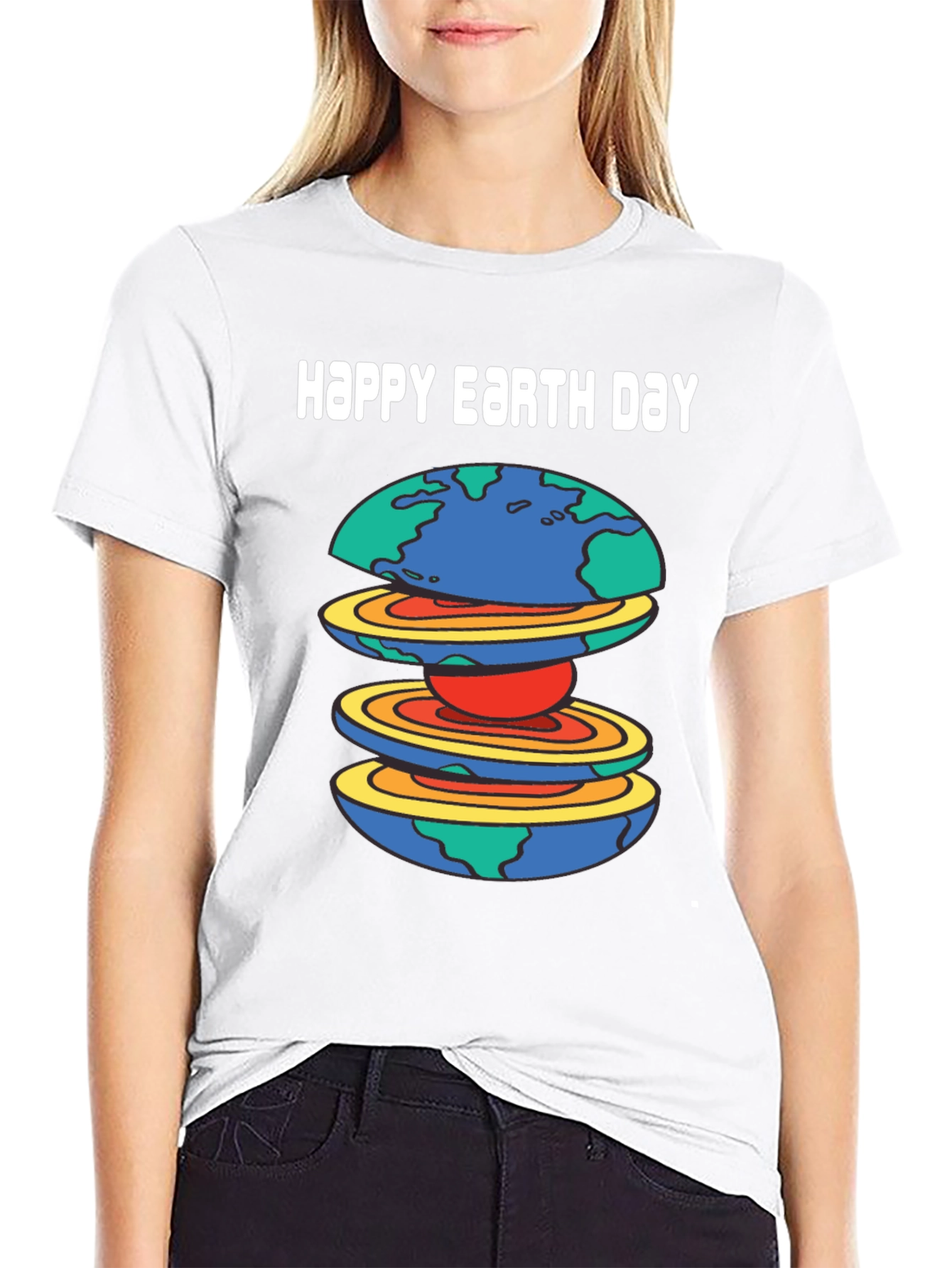 Happy Earth Day Layers T-Shirt