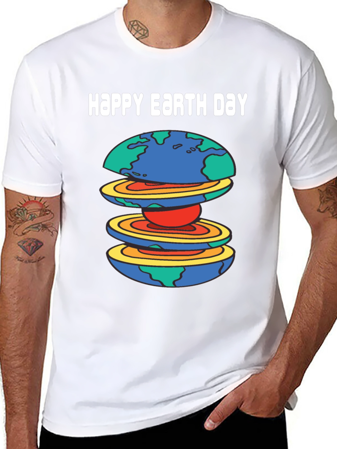 Happy Earth Day Layers T-Shirt