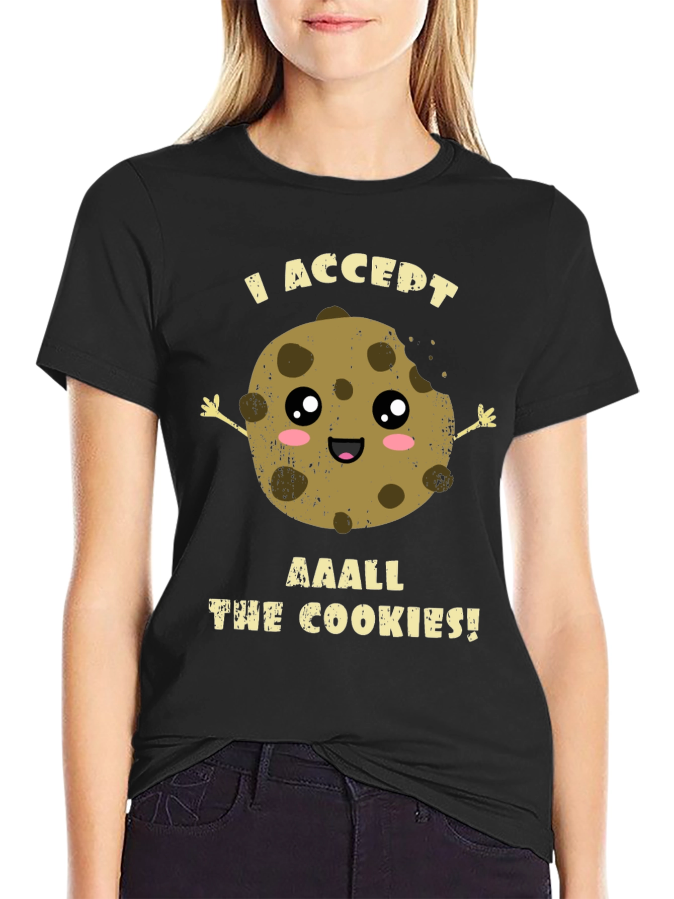 I Accept All the Cookies! Funny Cookie T-Shirt
