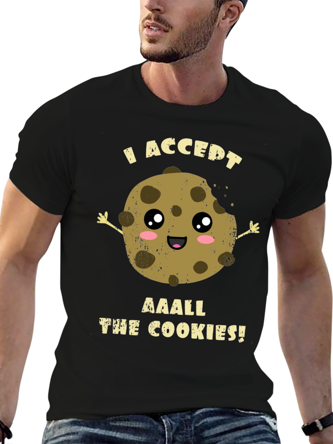 I Accept All the Cookies! Funny Cookie T-Shirt