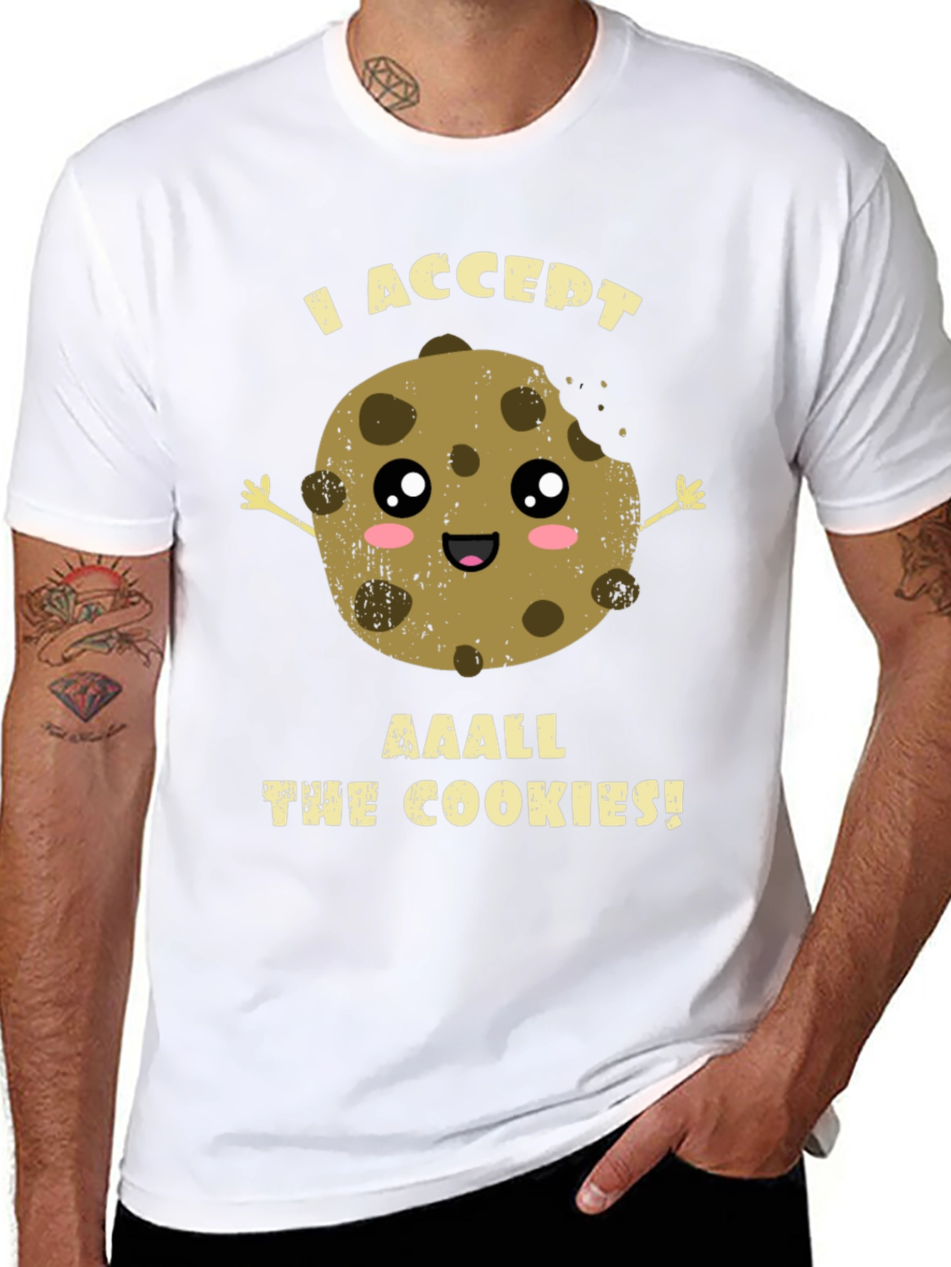 I Accept All the Cookies! Funny Cookie T-Shirt
