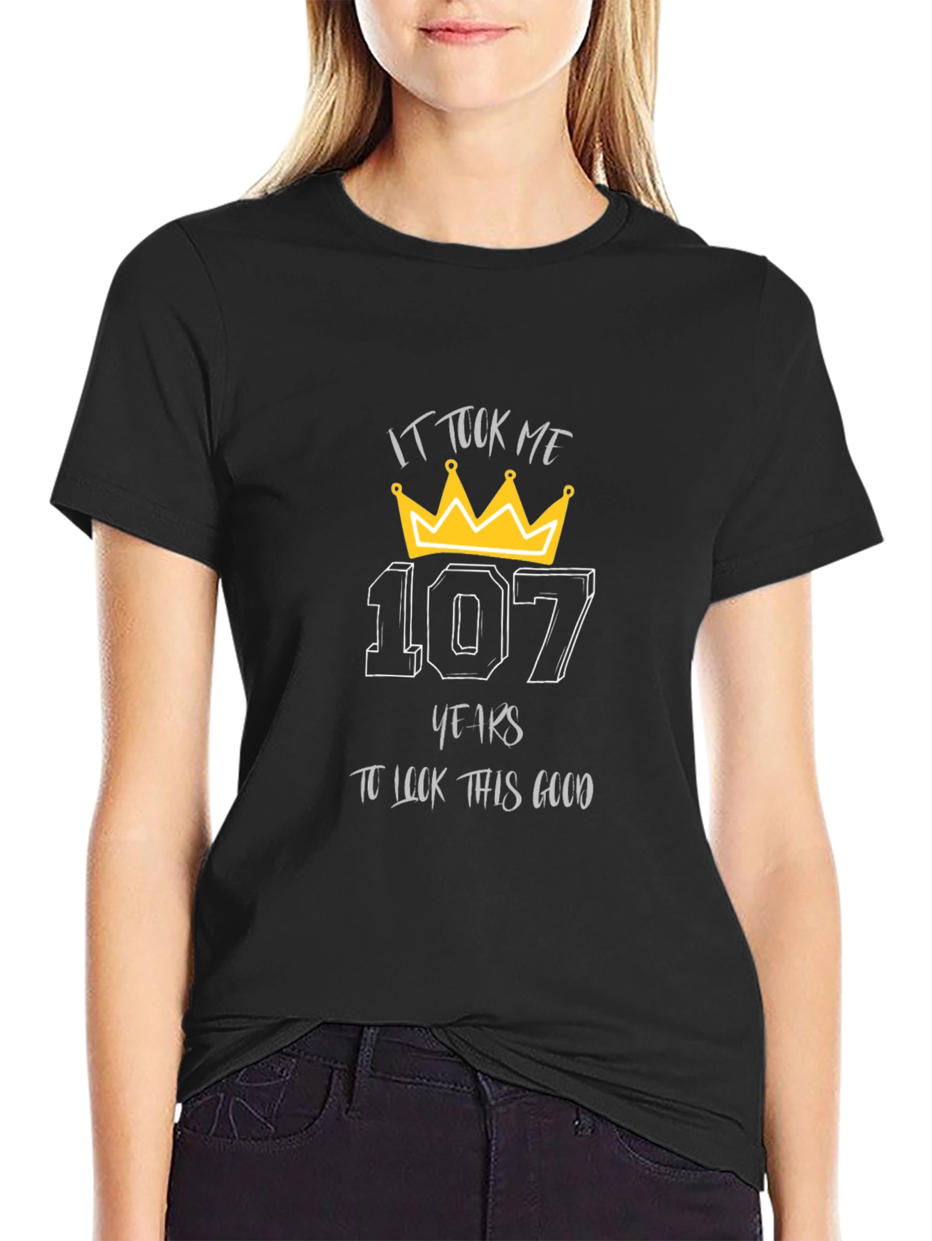 107th Birthday Graphic T-Shirt