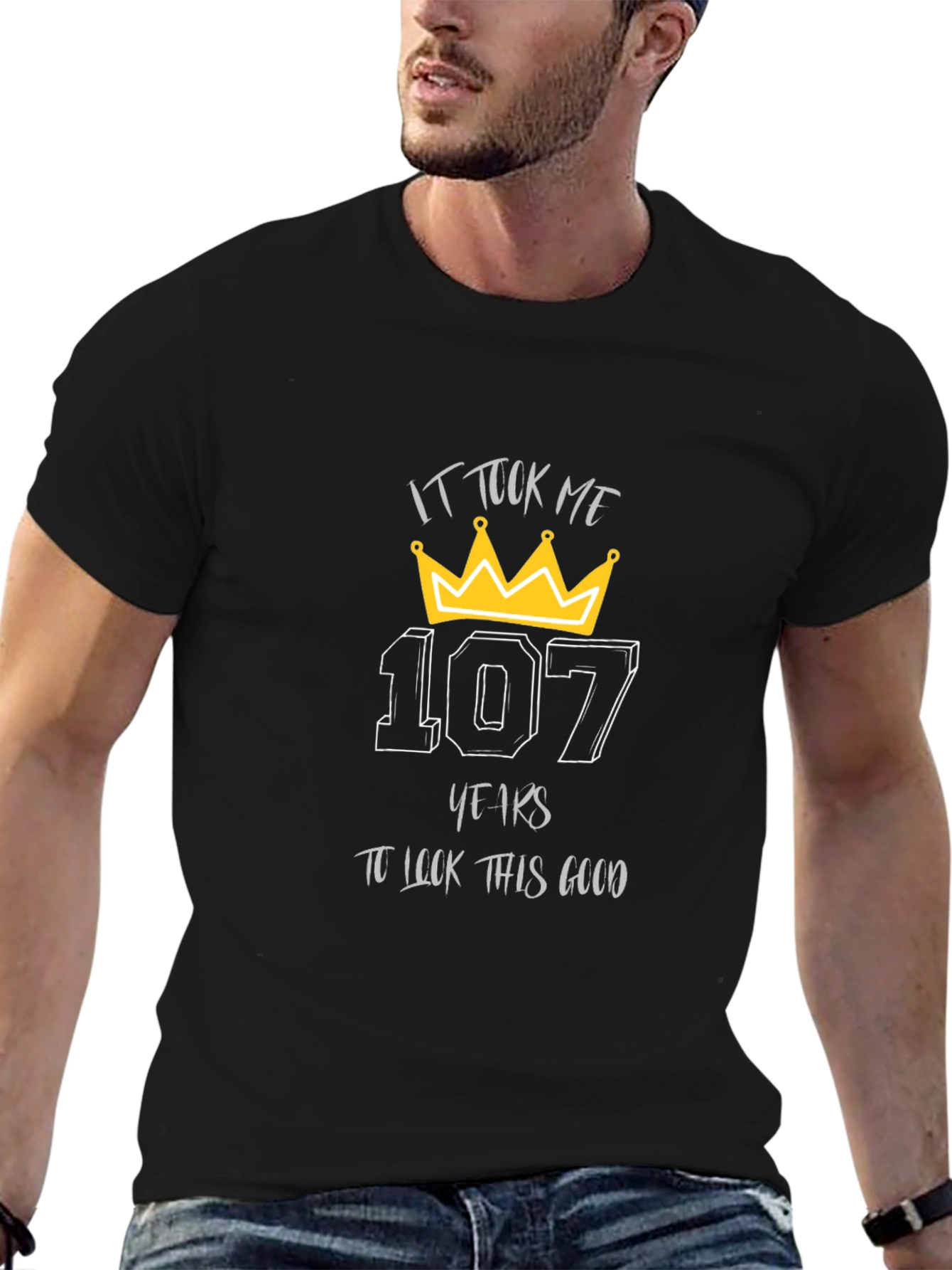 107th Birthday Graphic T-Shirt