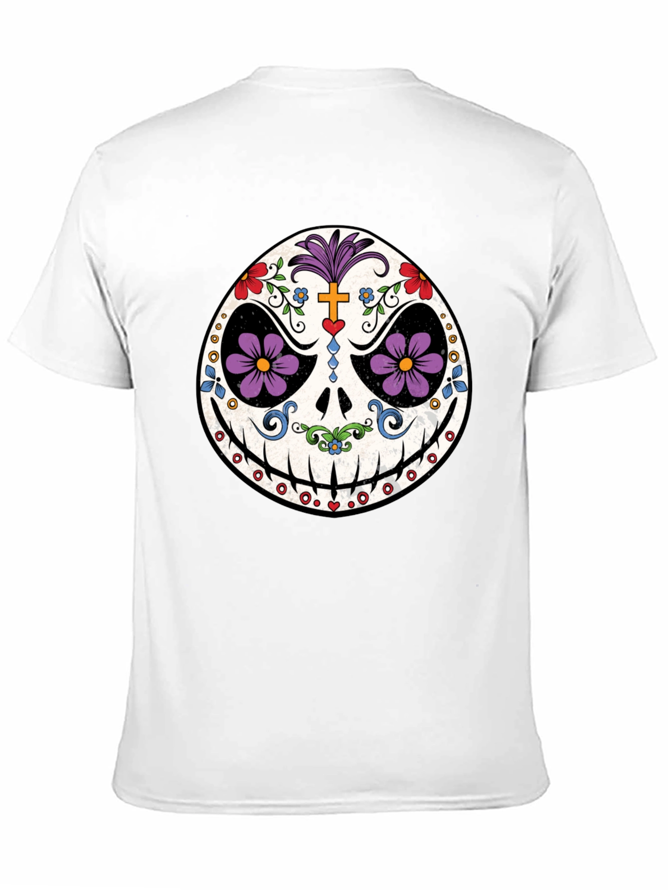 Day of the Dead Skull Graphic Tee