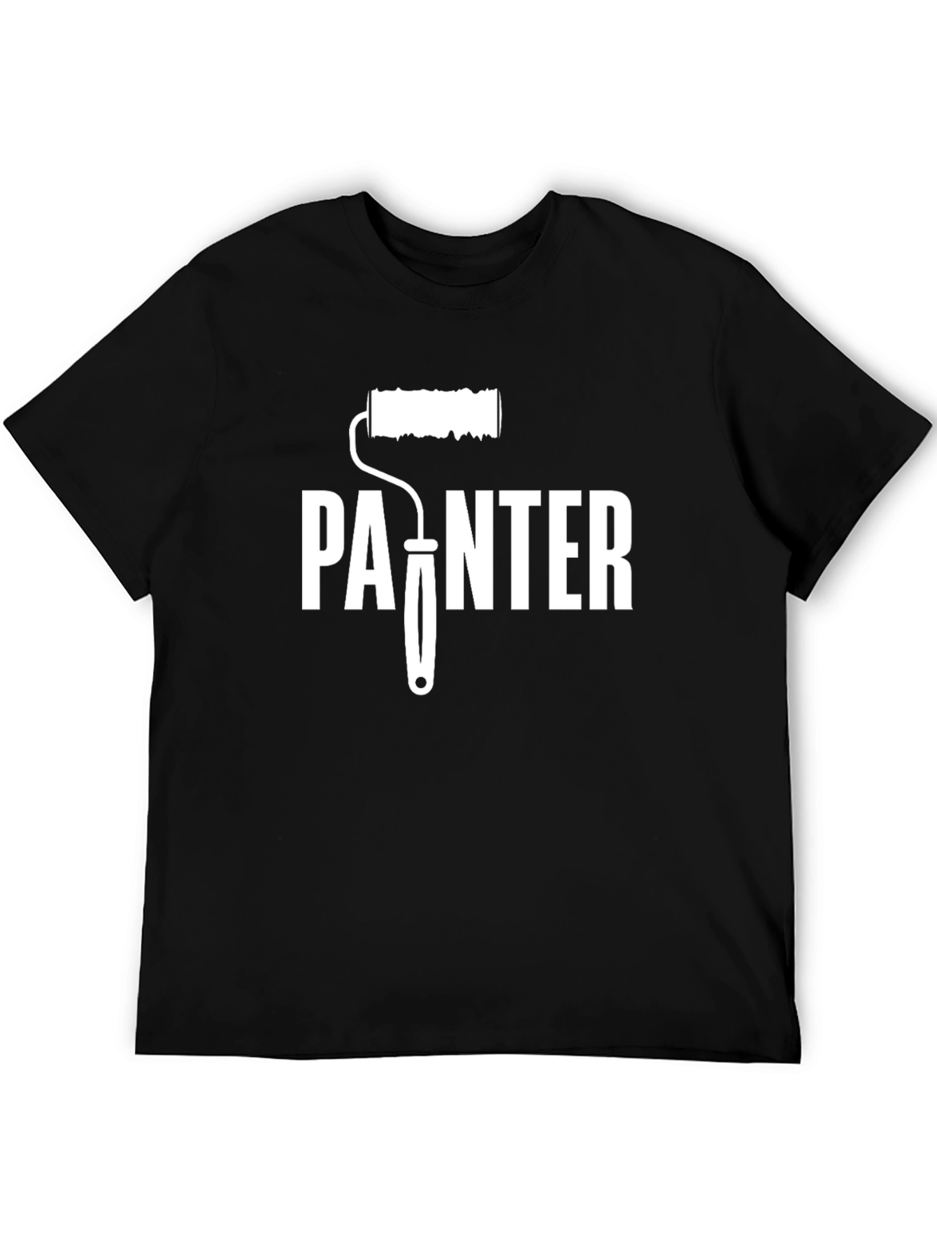 Painter T-Shirt with Paint Roller Design