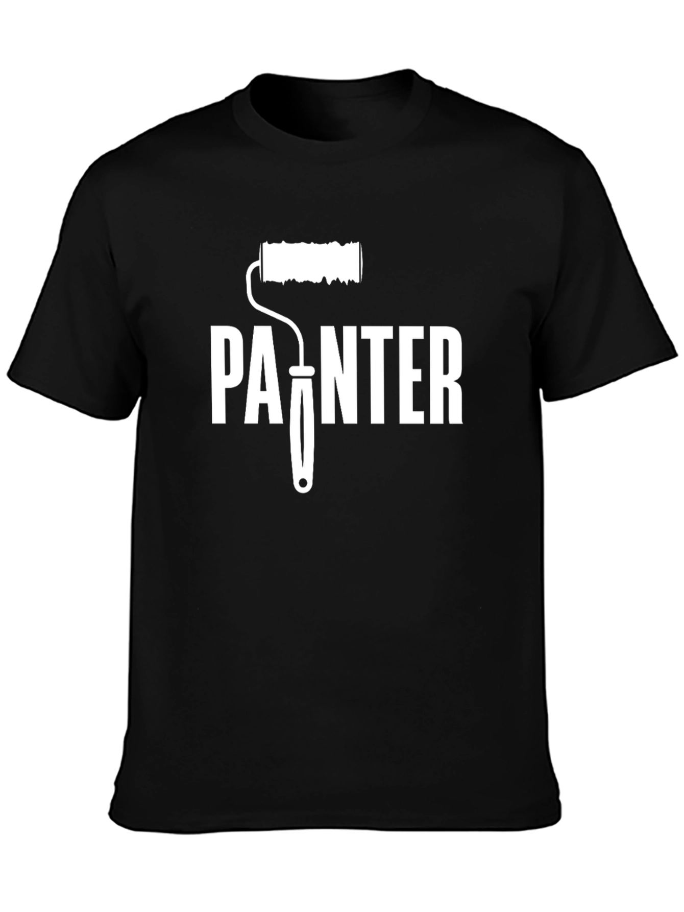 Painter T-Shirt with Paint Roller Design