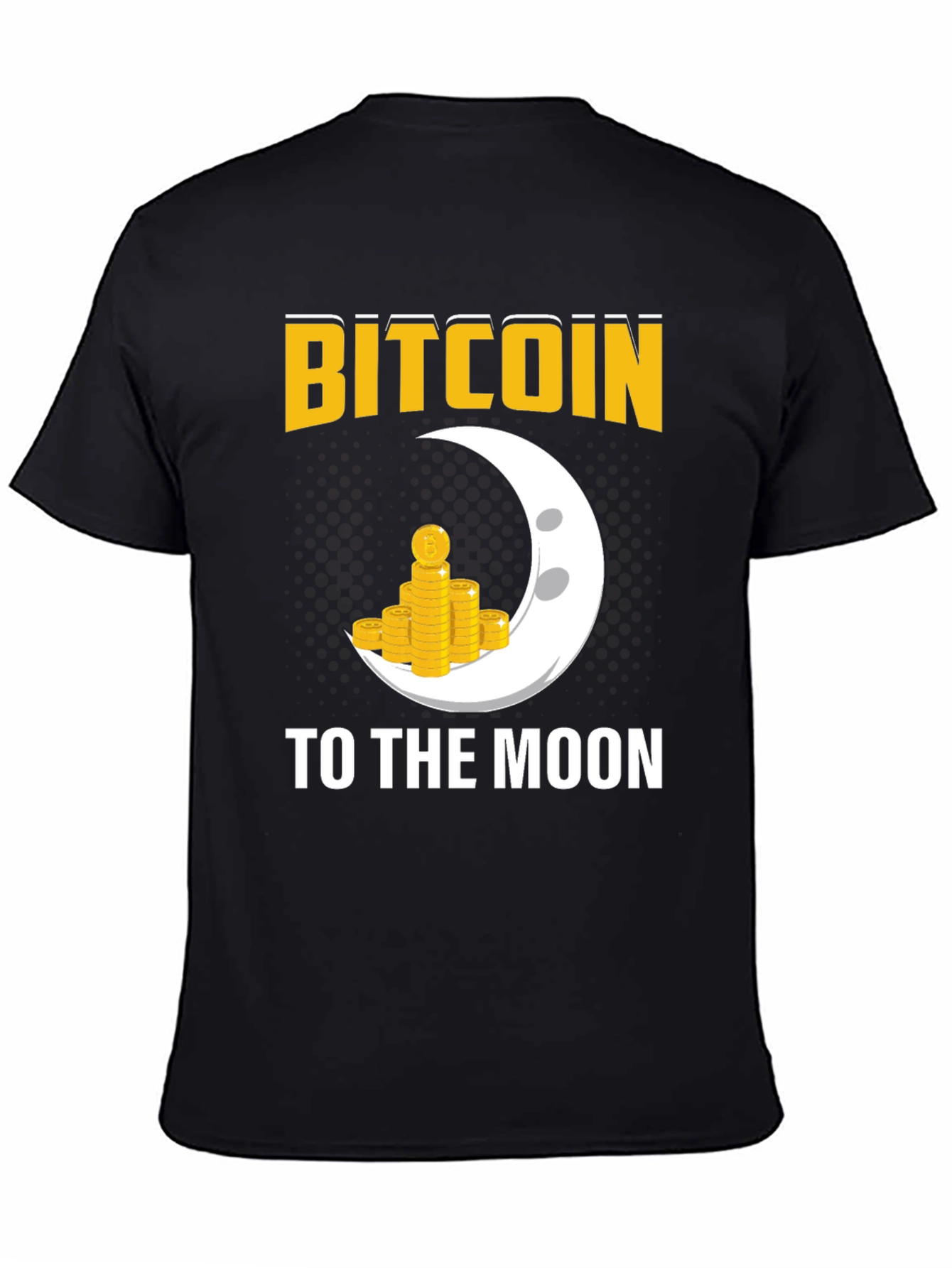 Bitcoin To The Moon Graphic T-Shirt