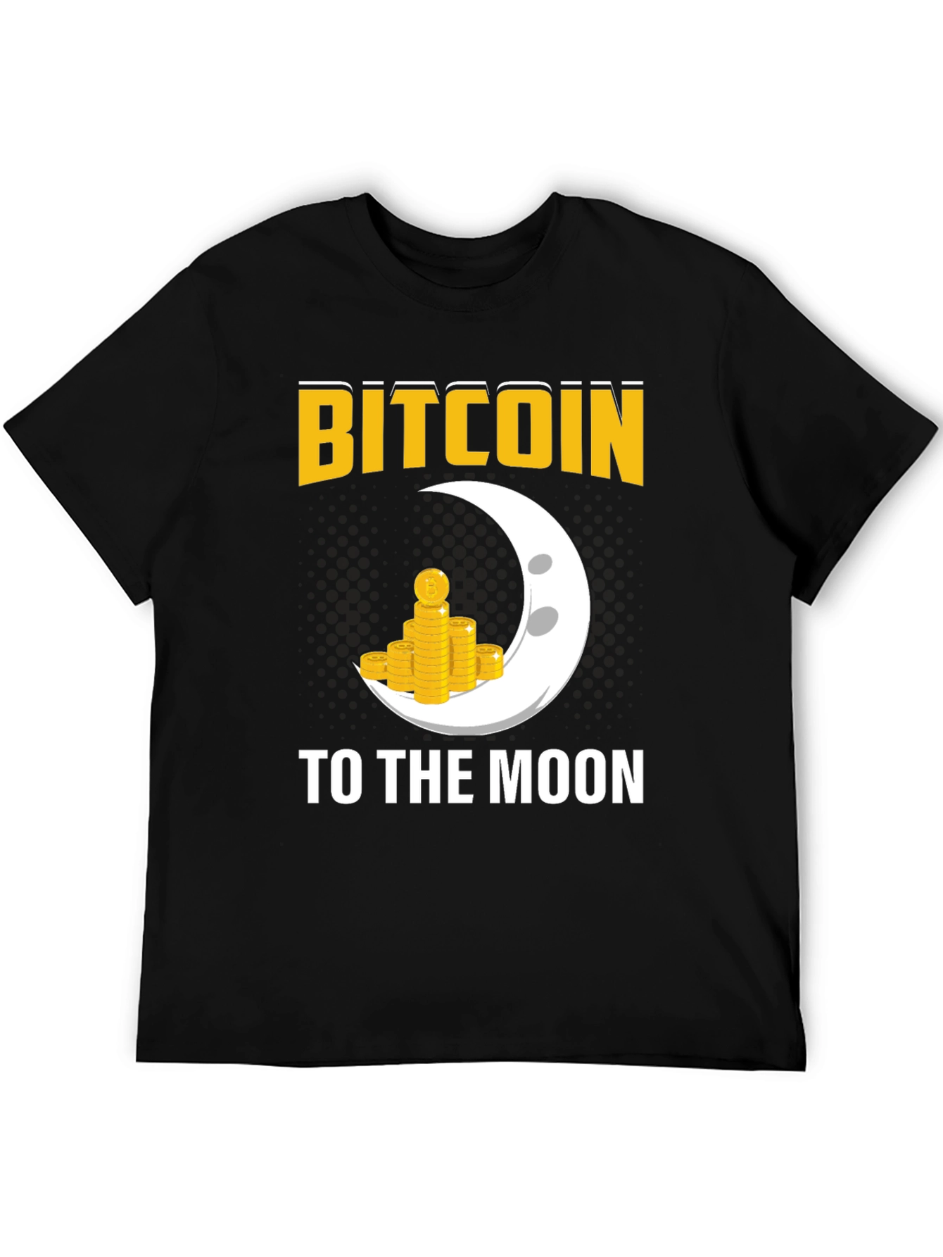 Bitcoin To The Moon Graphic T-Shirt