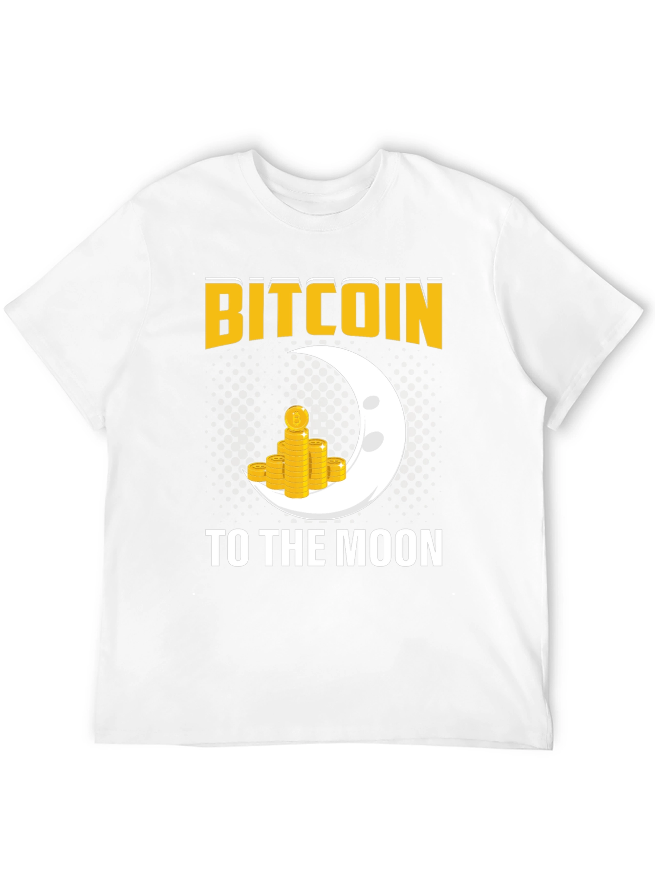 Bitcoin To The Moon Graphic T-Shirt