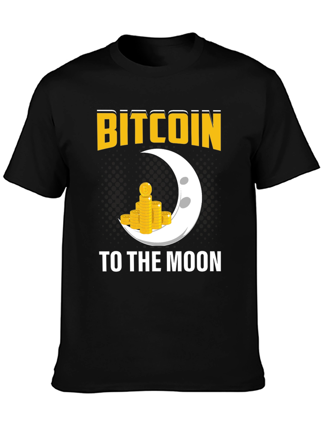 Bitcoin To The Moon Graphic T-Shirt