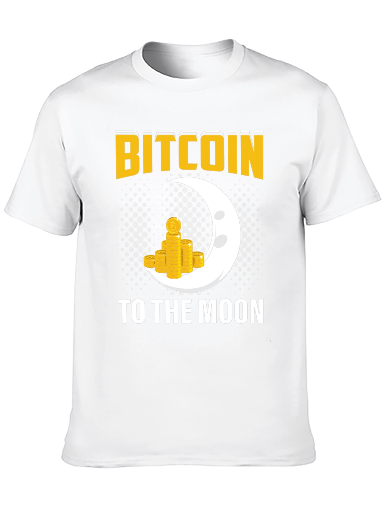 Bitcoin To The Moon Graphic T-Shirt