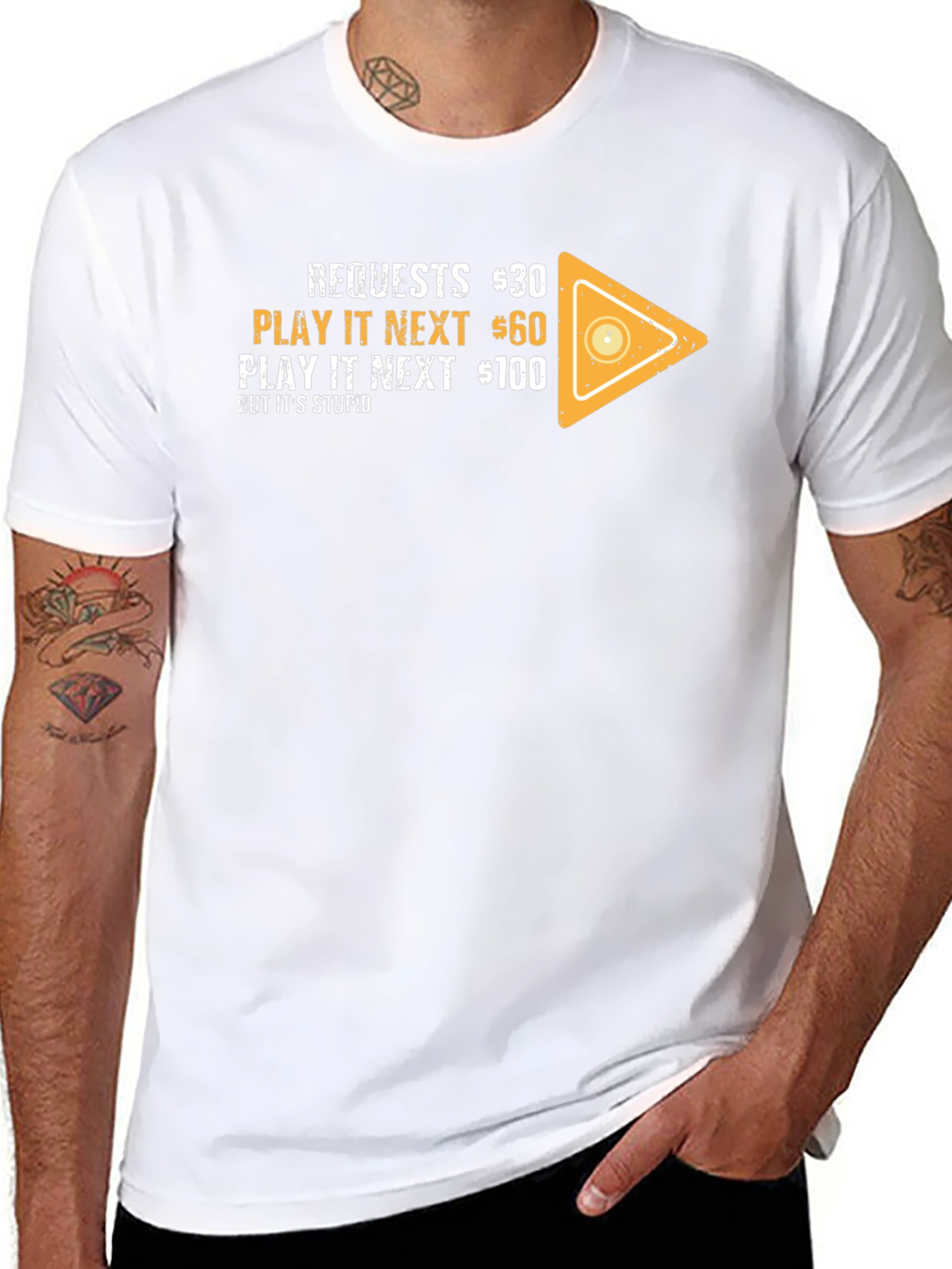 Requests & Play Next Graphic Tee