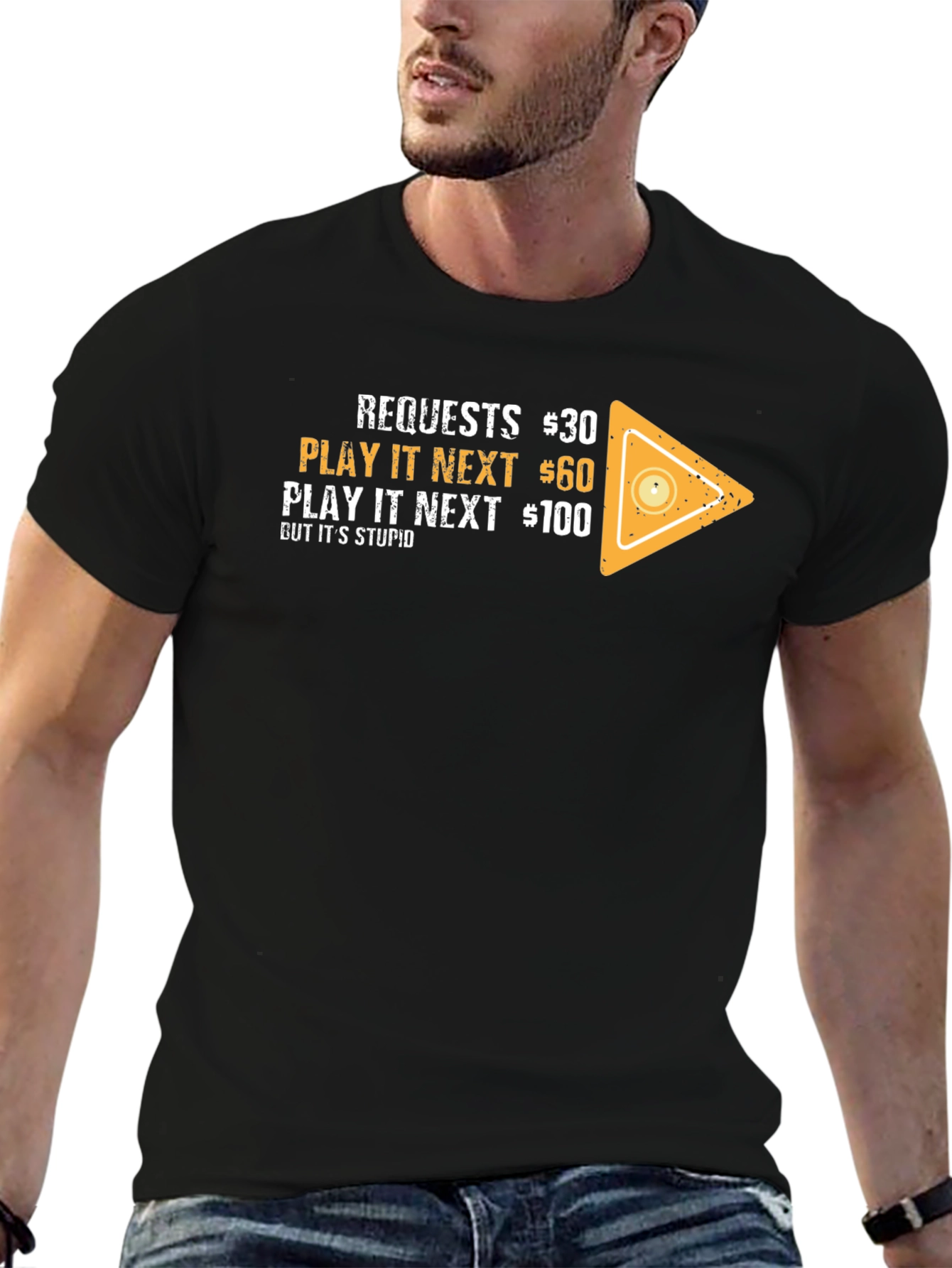 Requests & Play Next Graphic Tee