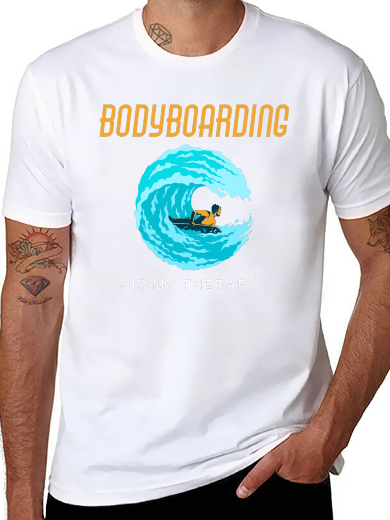 Bodyboarding is my Therapy T-Shirt