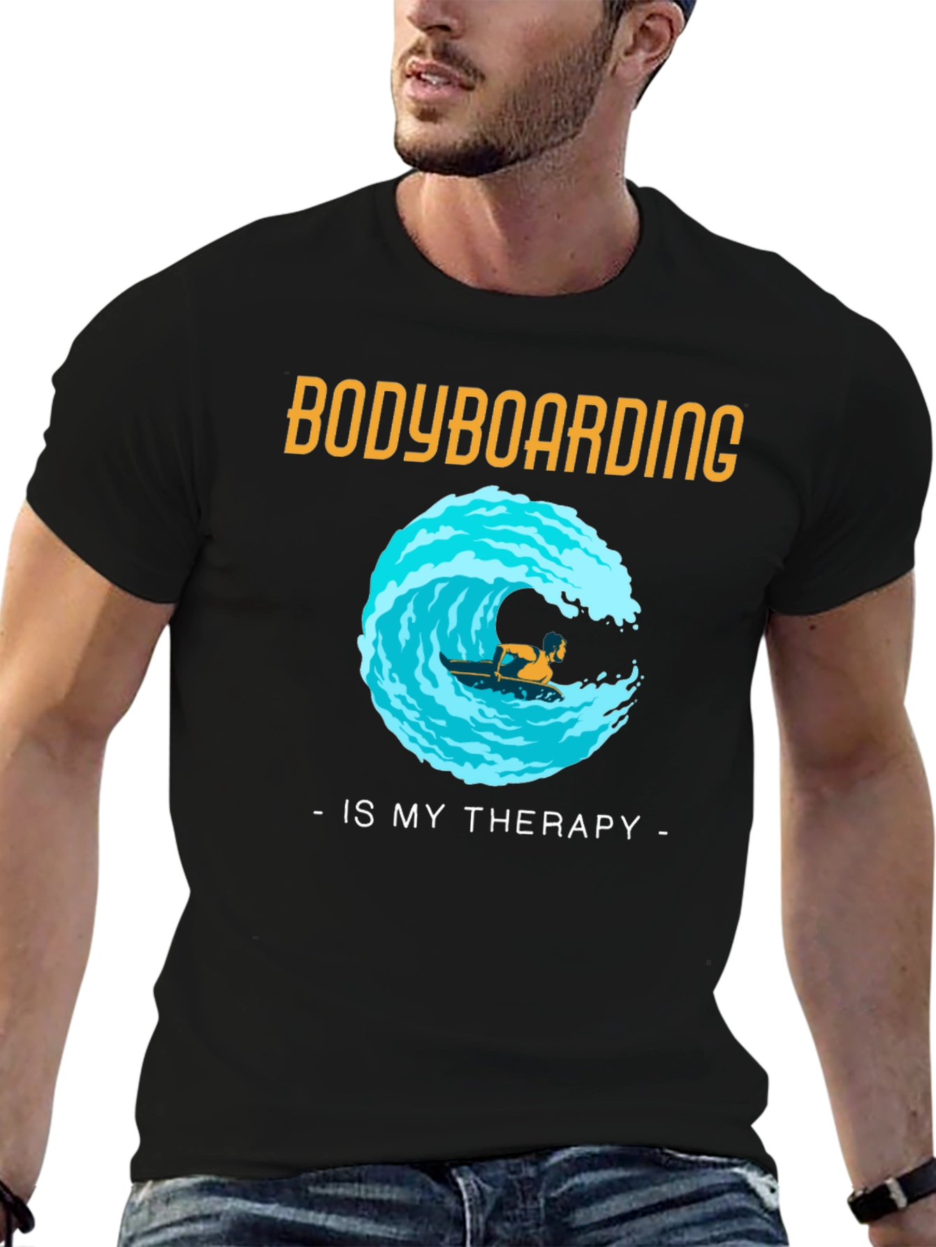 Bodyboarding is my Therapy T-Shirt