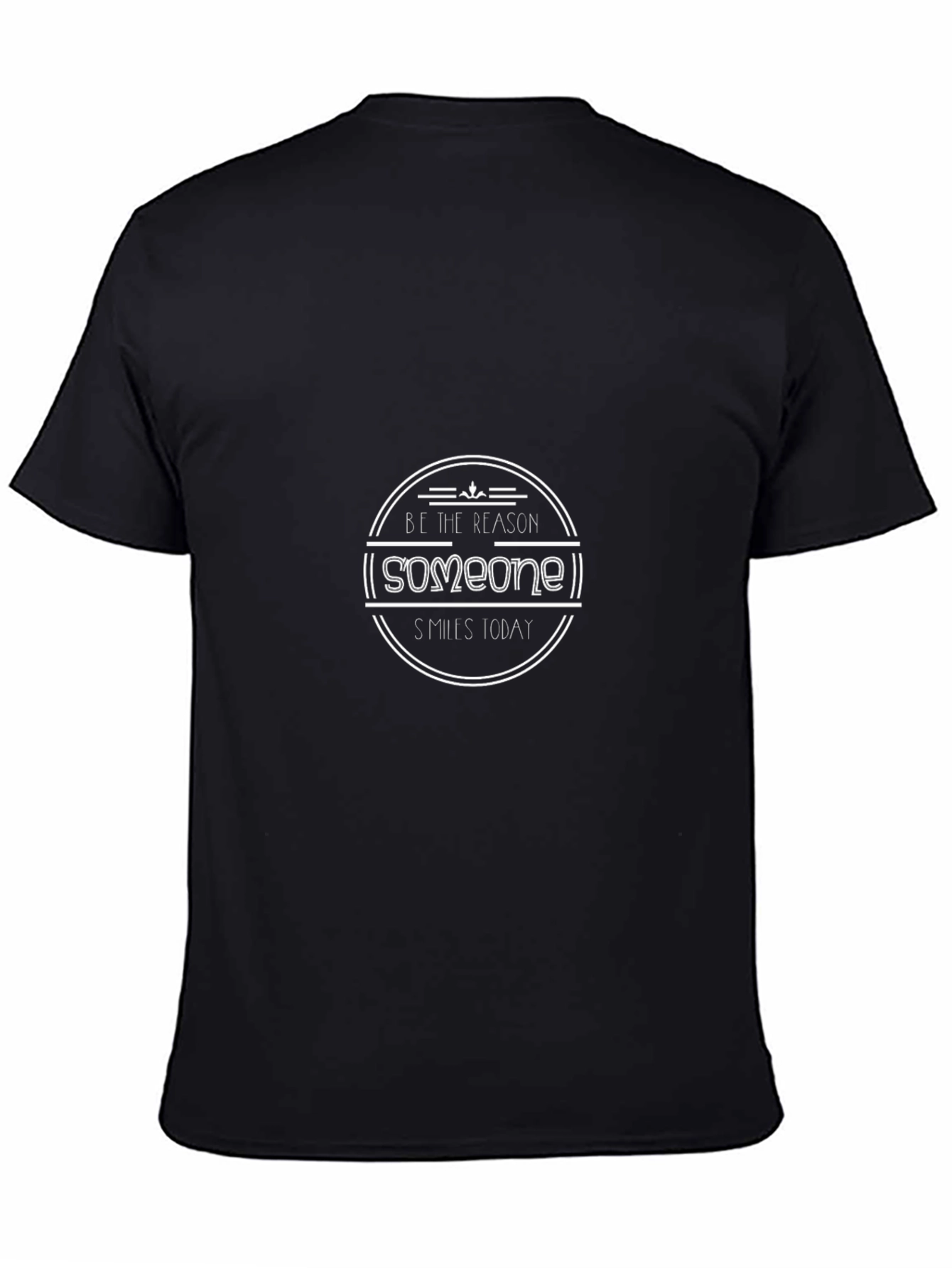 Be the Reason Someone Smiles Today Black T-Shirt