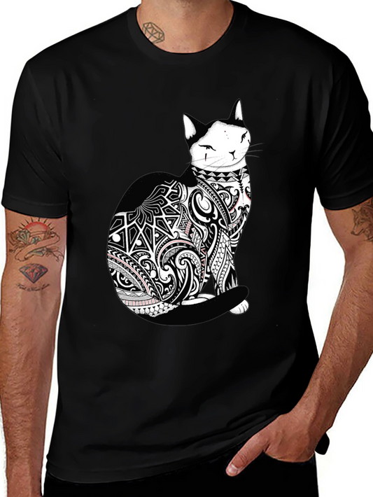 Black Cat Tattoo T-Shirt