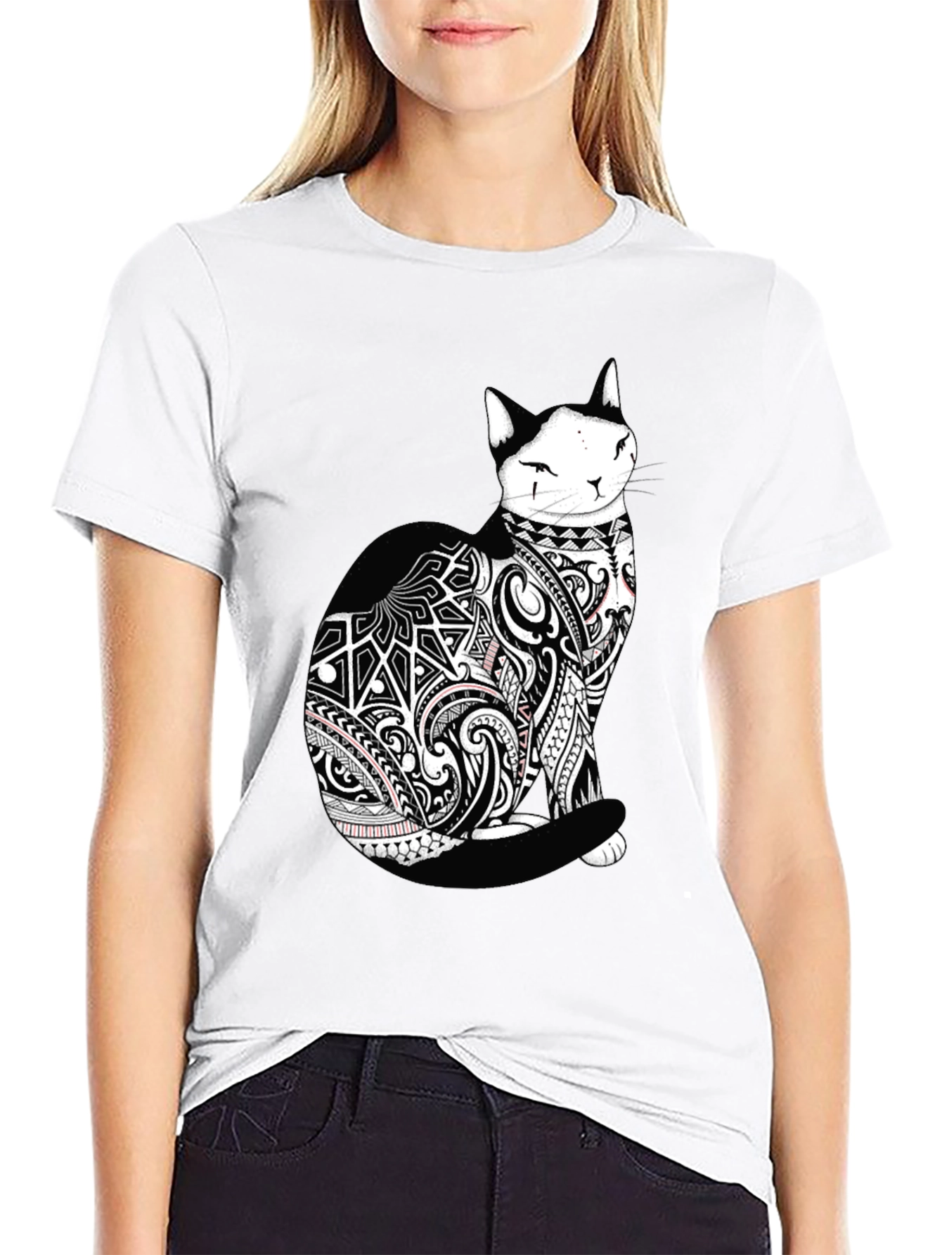 Black Cat Tattoo T-Shirt