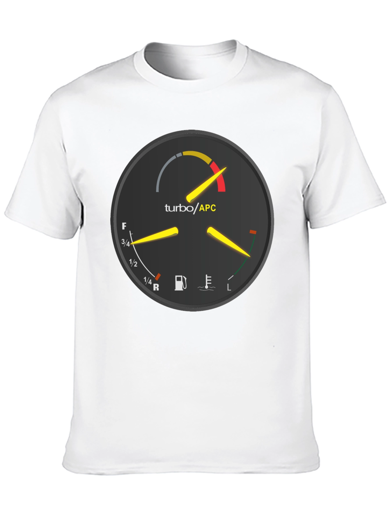Turbo APC Gauge T-Shirt - Auto Enthusiast Apparel