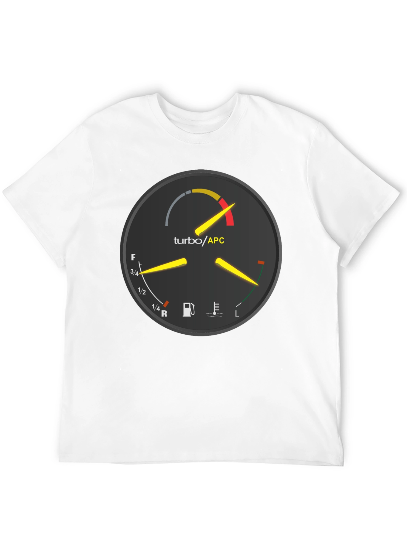 Turbo APC Gauge T-Shirt - Auto Enthusiast Apparel