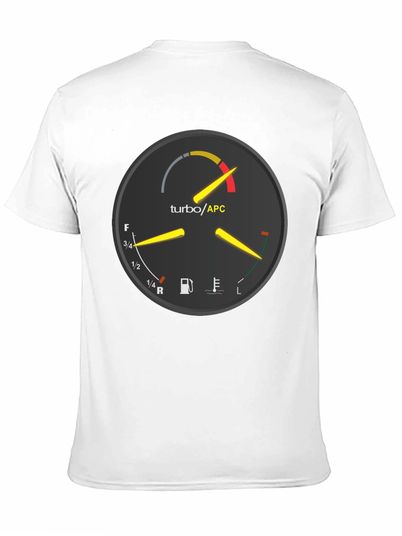 Turbo APC Gauge T-Shirt - Auto Enthusiast Apparel