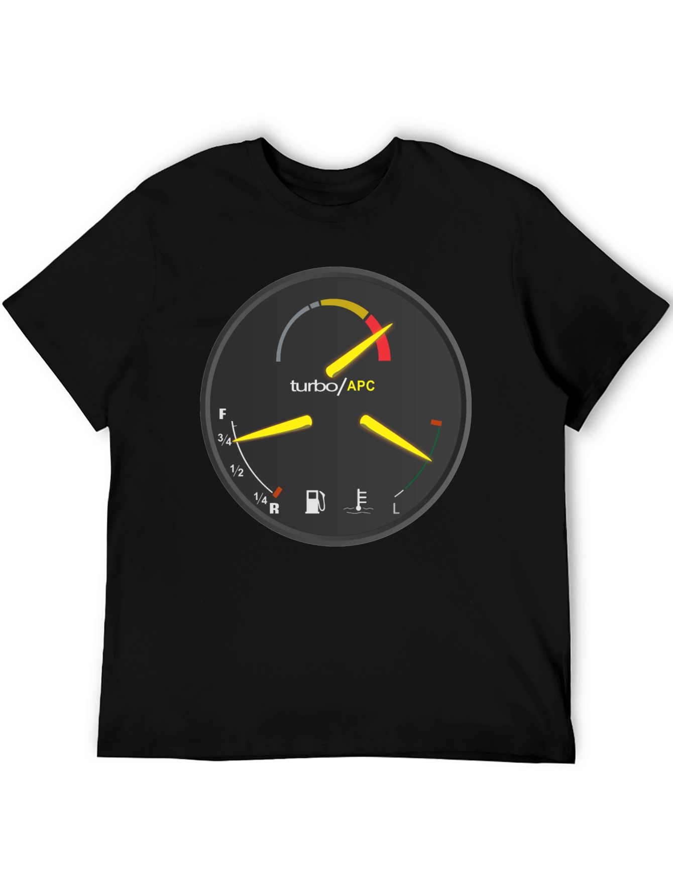 Turbo APC Gauge T-Shirt - Auto Enthusiast Apparel