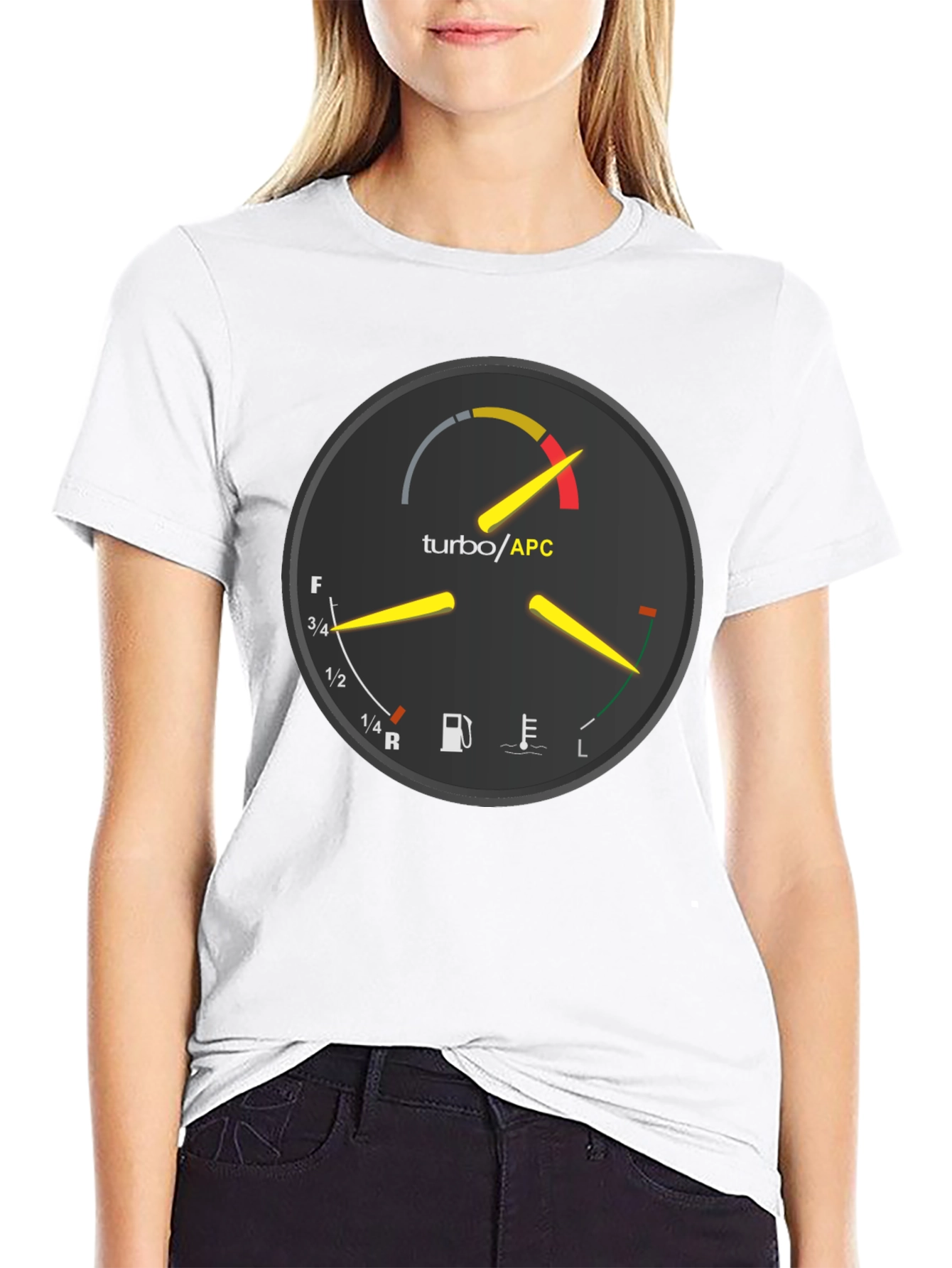 Turbo APC Gauge T-Shirt - Auto Enthusiast Apparel
