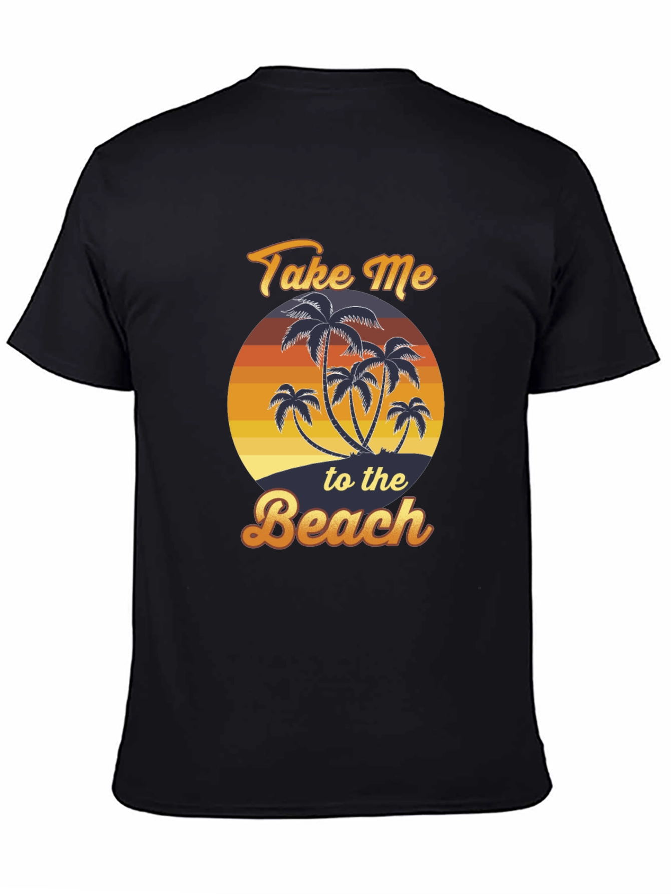 Take Me To The Beach T-Shirt Palm Tree Graphic