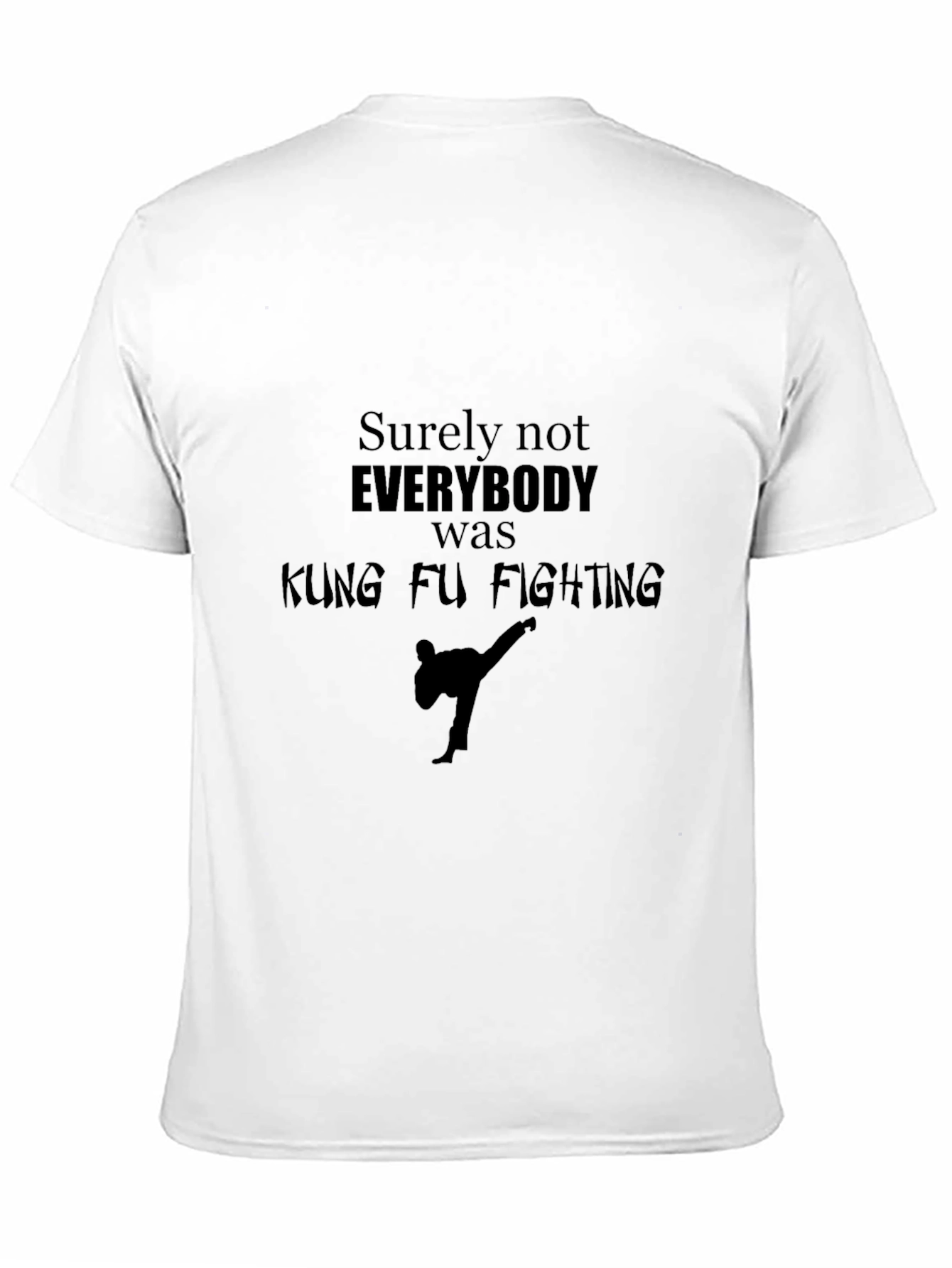 Kung Fu Fighting Graphic Tee - Black T-Shirt