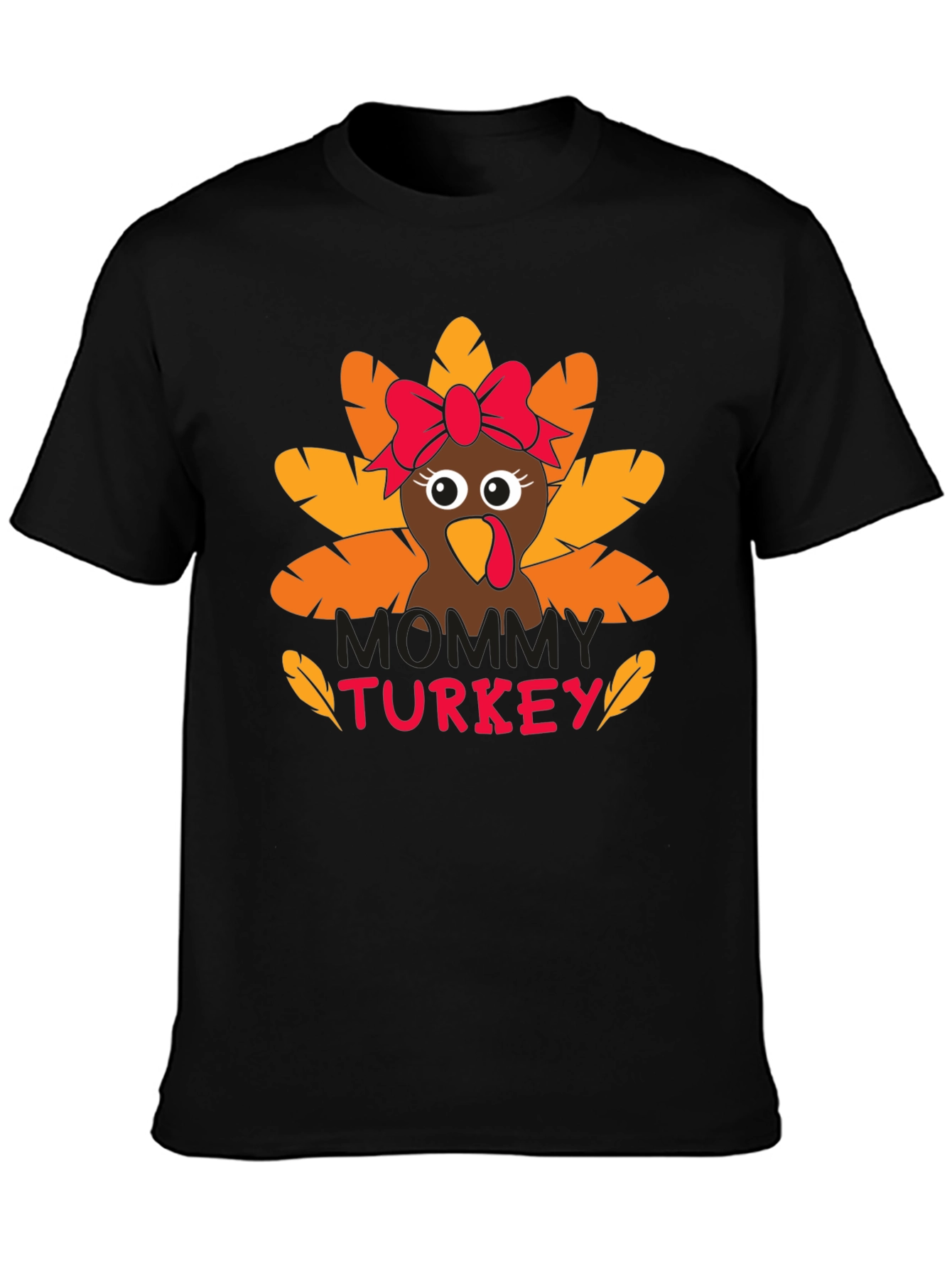 Mommy Turkey Thanksgiving T-Shirt