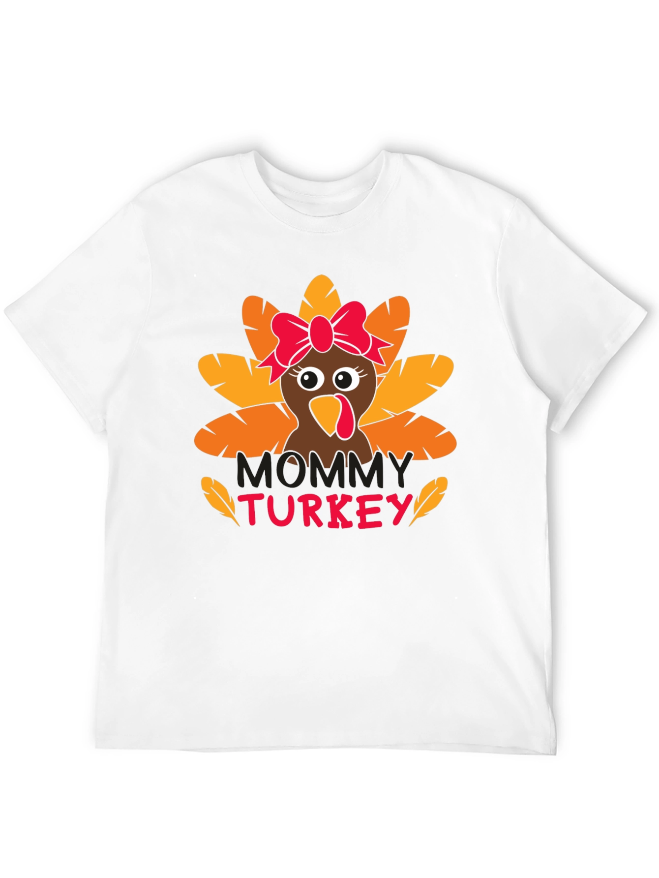 Mommy Turkey Thanksgiving T-Shirt