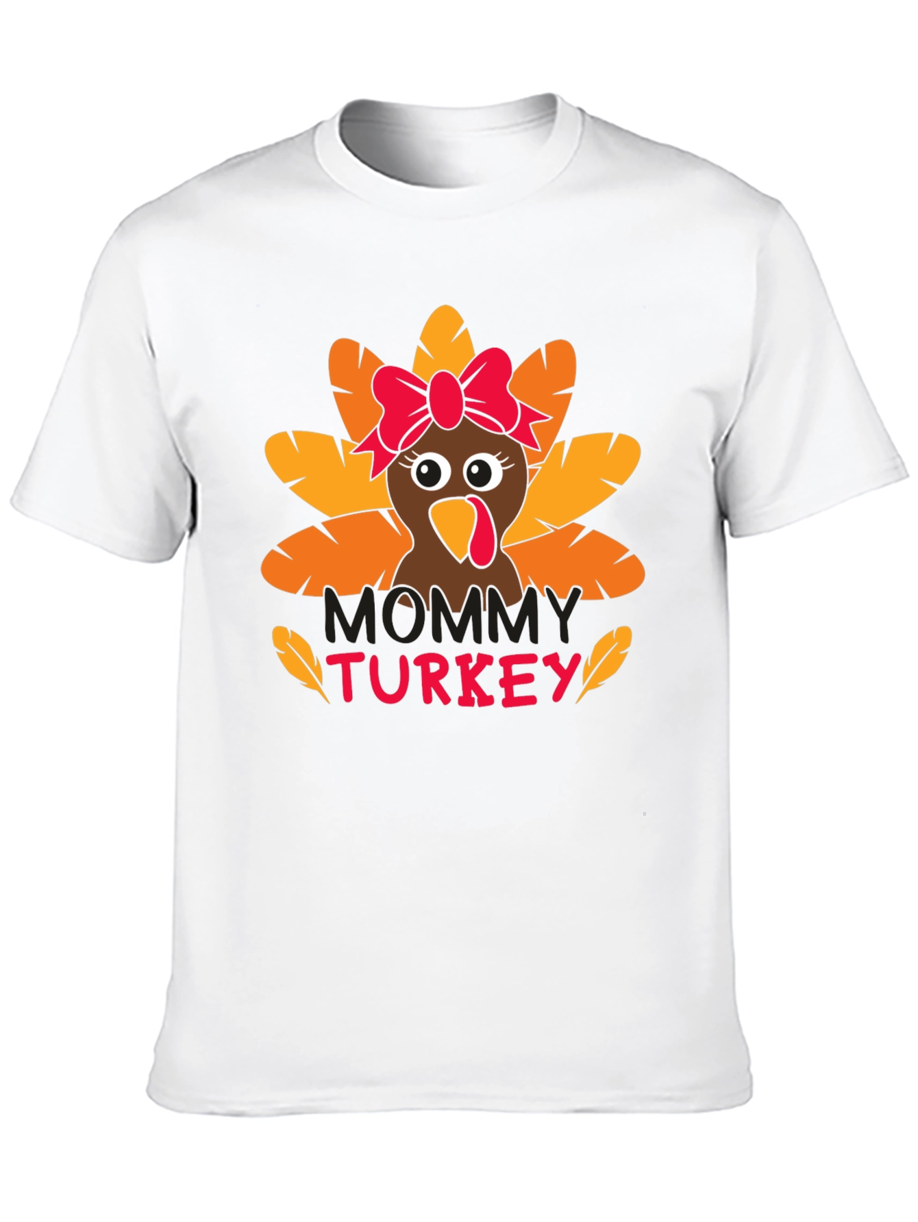 Mommy Turkey Thanksgiving T-Shirt